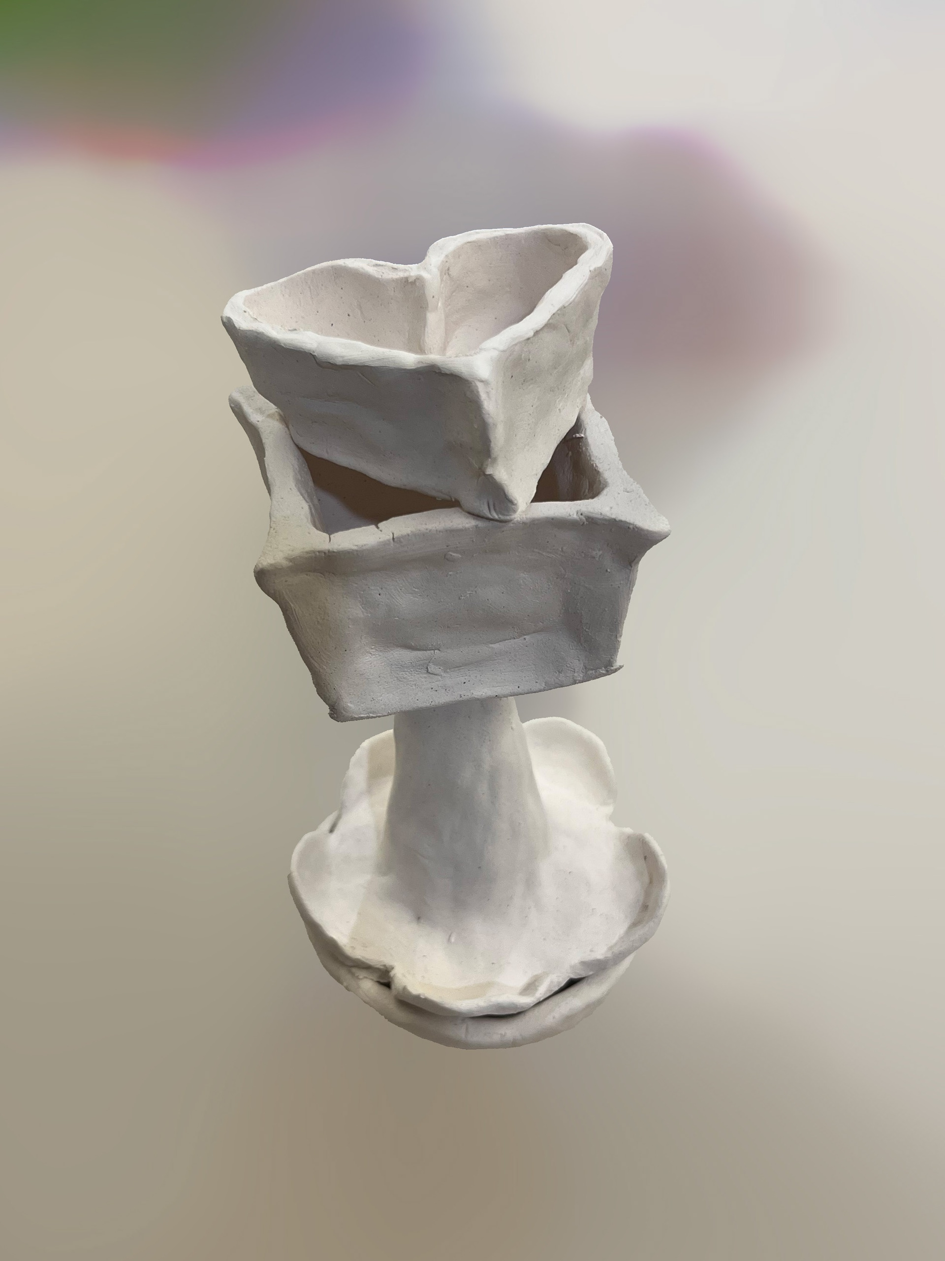 Pinch Pot Tower (Bisque Fired)
