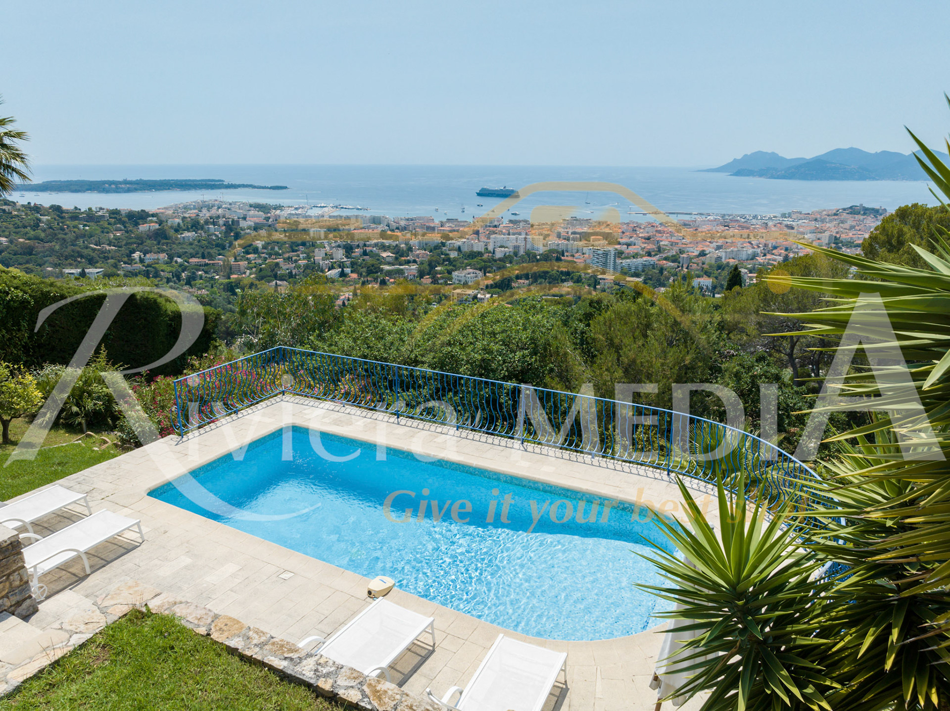 Villa avec vue sur Cannes