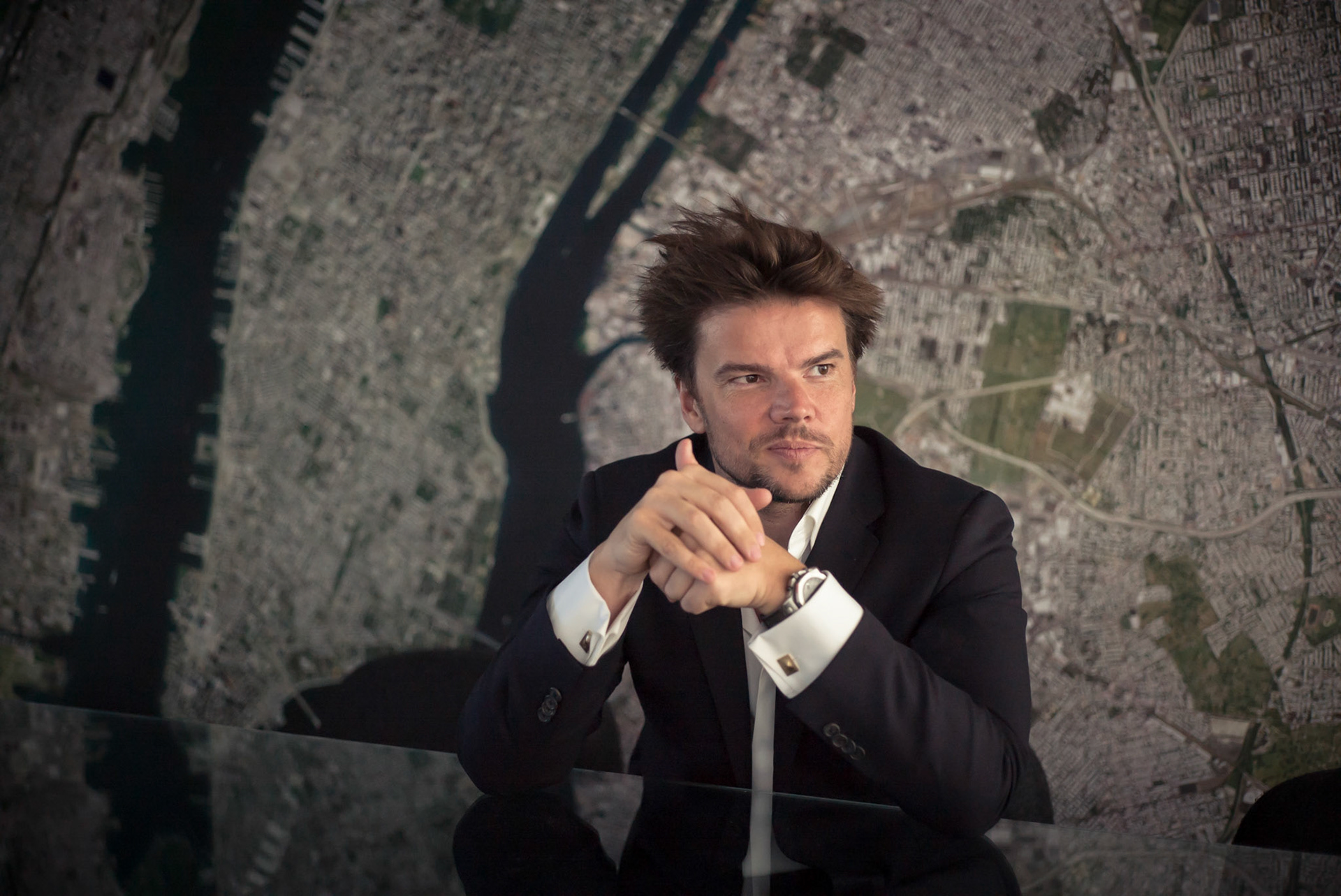 Bjarke Ingels fo Stye Magazine. Bjarke is a Danish architect. He heads the architectural practice Bjarke Ingels Group (BIG) which he founded in 2006. In 2009 he co-founded the design consultancy KiBiSi. Known for his innovative and ambitious designs and projects, many of his buildings defy traditional architectural conventions and dimensions, and are often highly photogenic, ranging from representations of mountains to snowflakes. He often incorporates sustainable development ideas and sociological concepts into his designs, but often tries to achieve a balance between the playful and practical approaches to architecture.