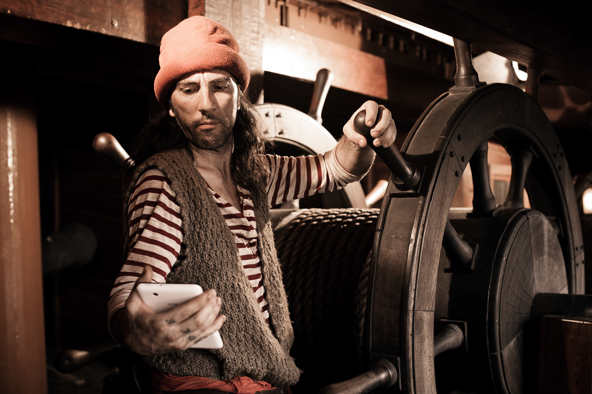 Christopher Columbus - Cristoforo Colombo - Client: TIM - Agency: Santo - Featuring: Neri Marcore', Bianca Balti and Marco Marzocca