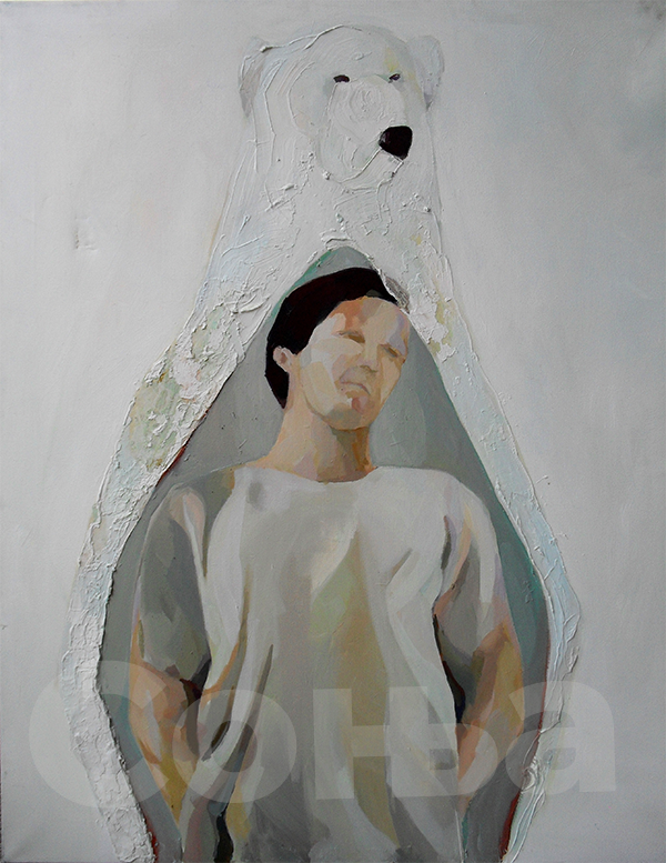 "Surviving", 100x120, oil on canvas