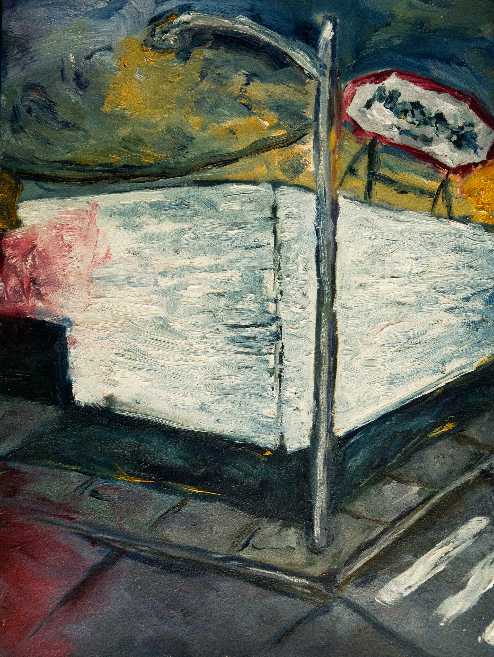 𝘙𝘦𝘱𝘢𝘪𝘳, 2020, oil on arches, 8 x 11"