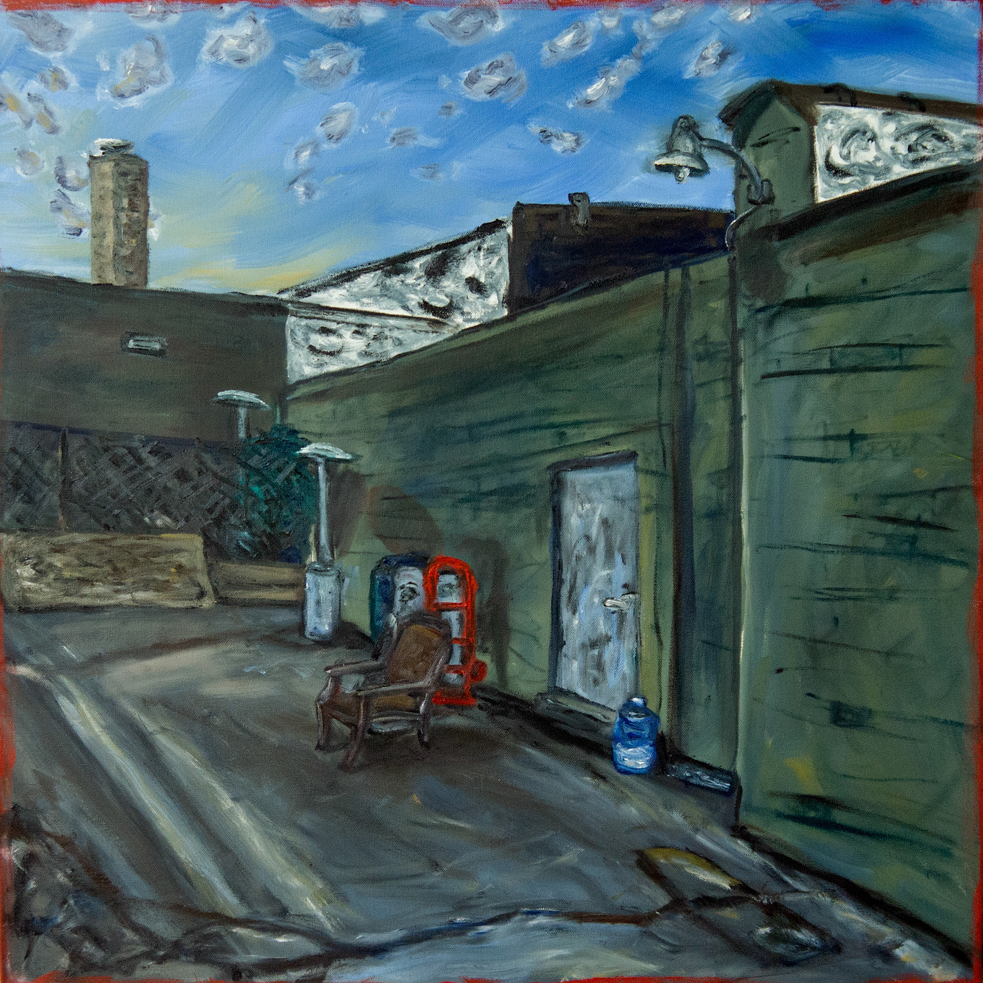 𝘜𝘯𝘵𝘪𝘵𝘭𝘦𝘥 (𝘕𝘰𝘰𝘬), oil on canvas, 2021, 30x30”