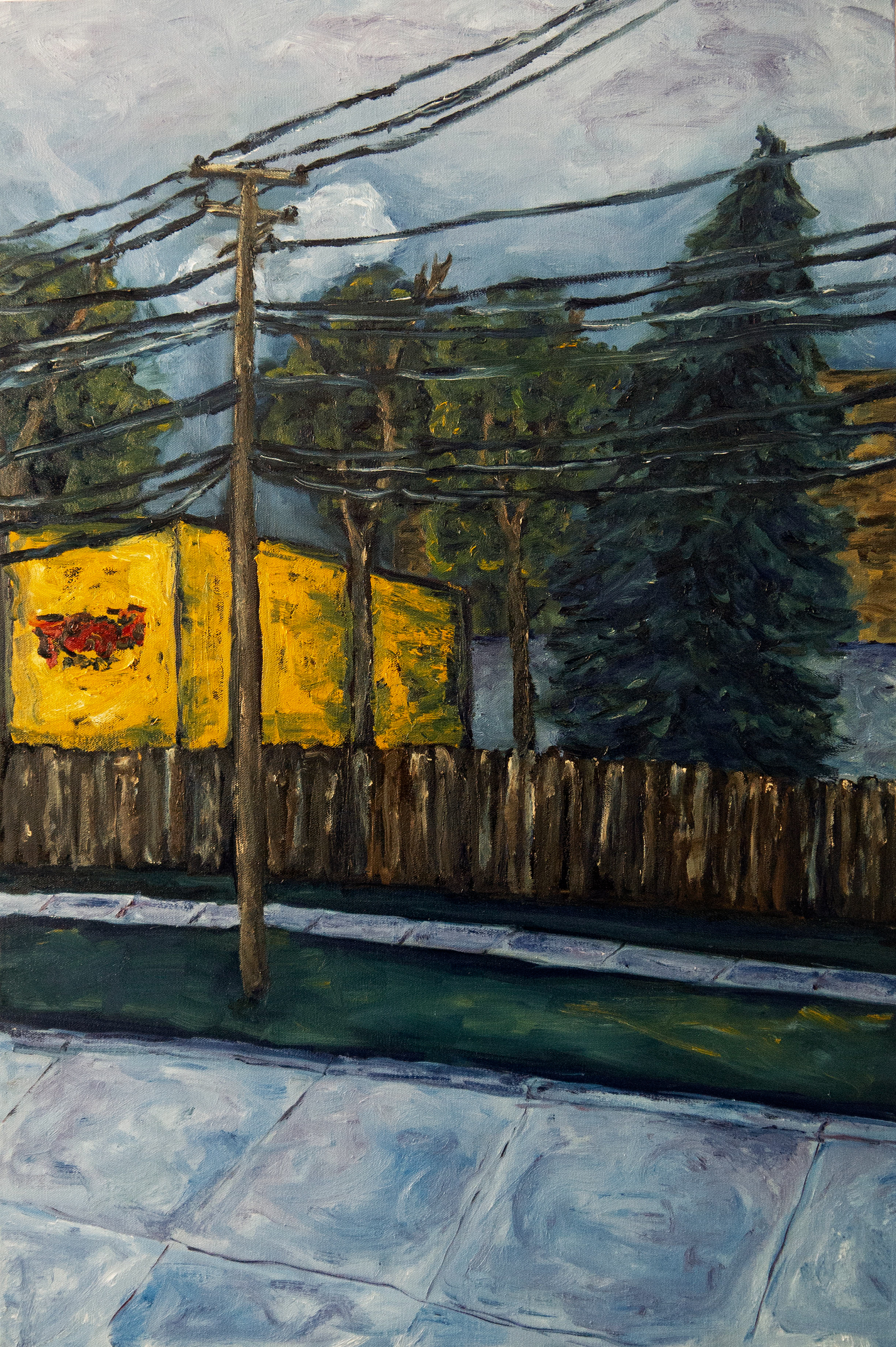 𝘚𝘦𝘮𝘪-𝘛𝘳𝘢𝘪𝘭𝘦𝘳, 2020, oil on canvas, 24 x 36"