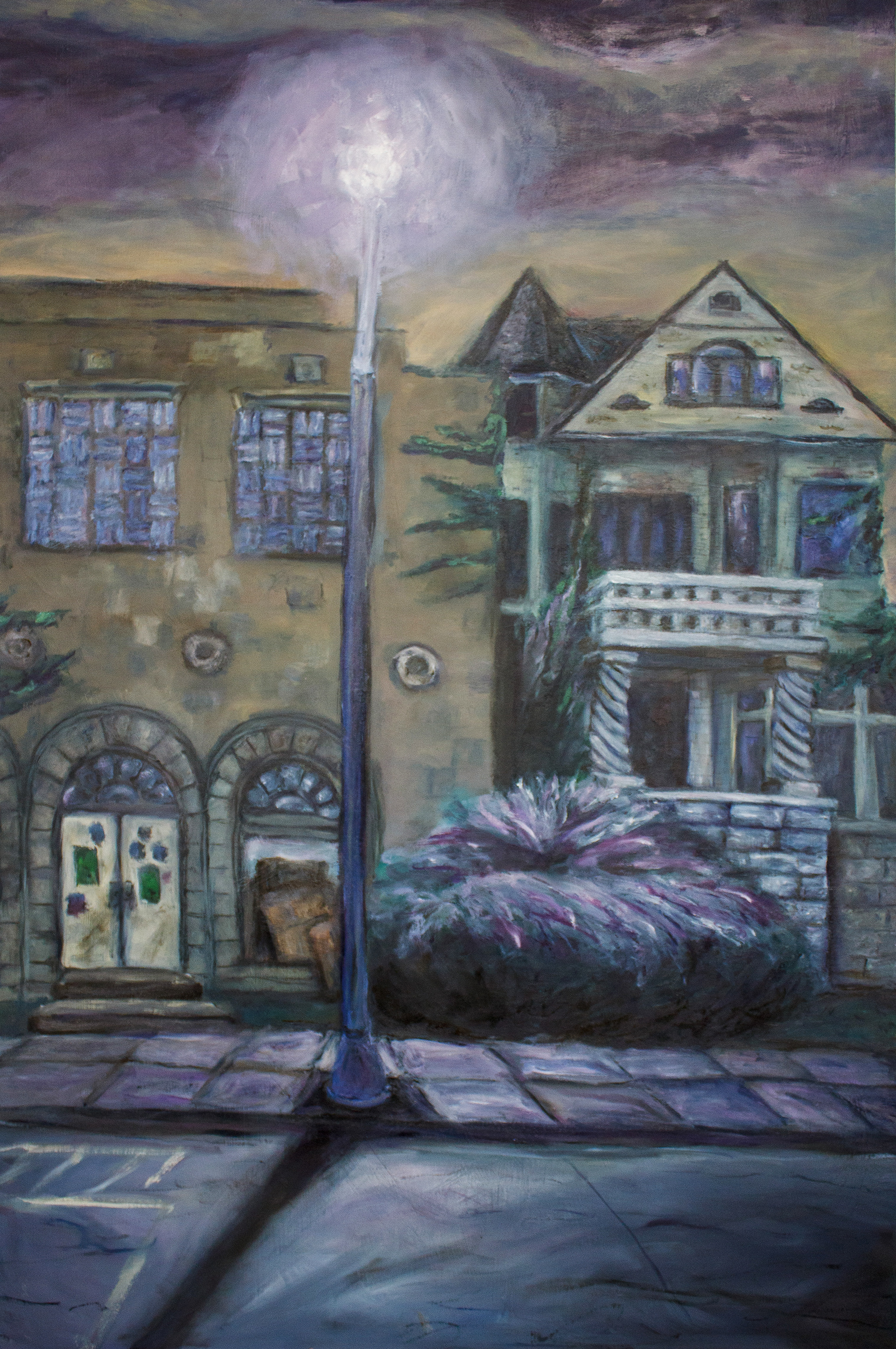 𝘏𝘰𝘶𝘥𝘪𝘯𝘪, oil paint on panel, 2023, 24 x 36"