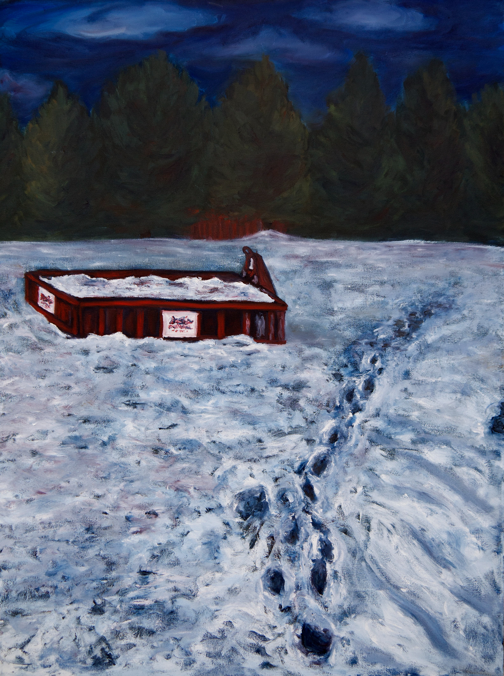 𝘋𝘦𝘴𝘰𝘭𝘢𝘵𝘦, 2019, oil on canvas, 30 x 40"