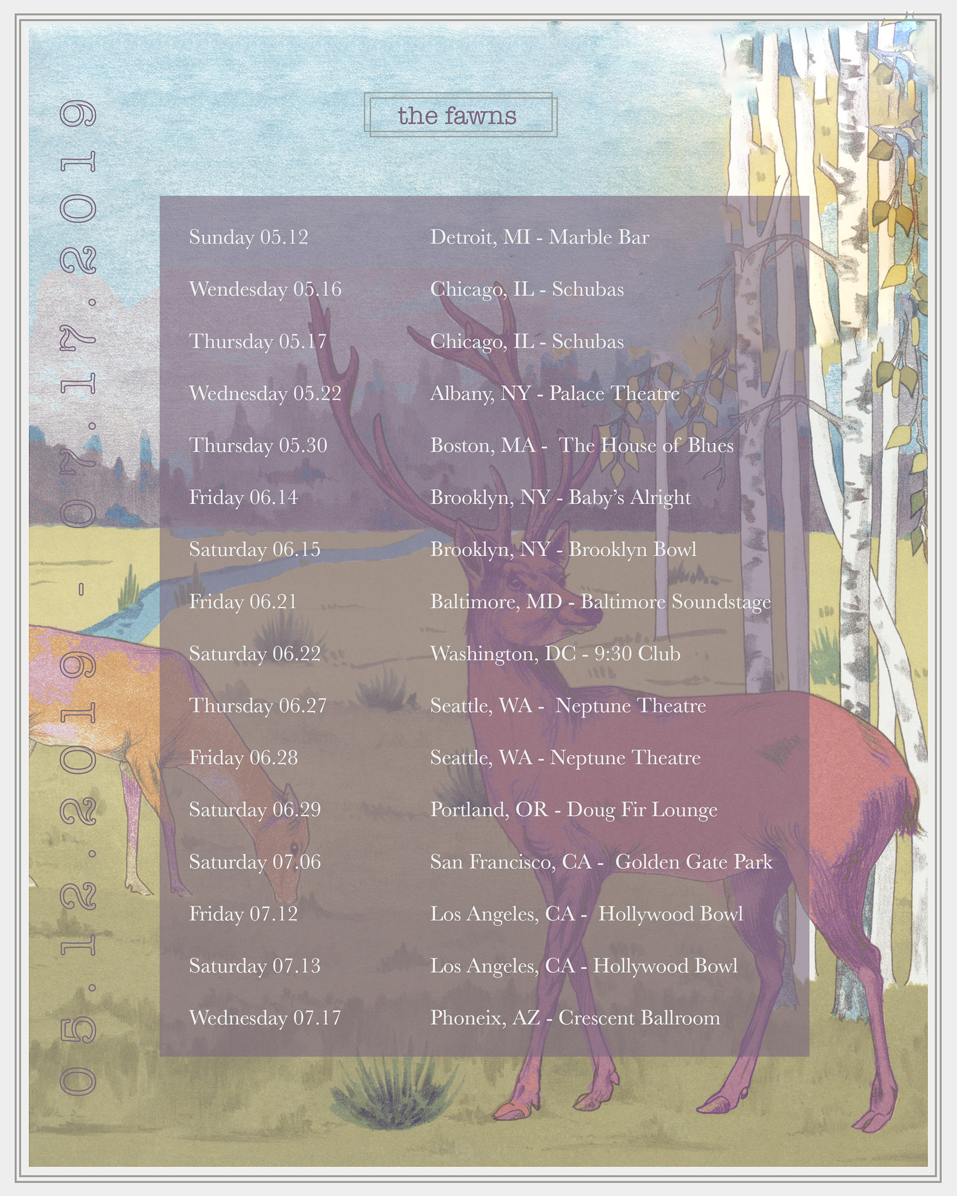 Carry over the concept from their album cover. The artwork taking from their rustic sound.