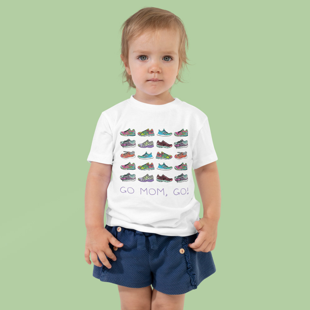 Illustrated & Designed Toddler Cheering Tee
