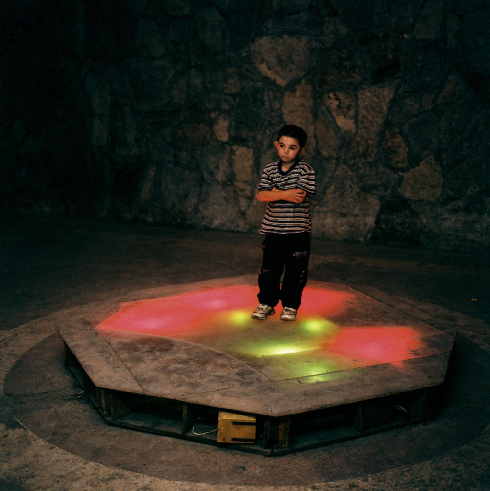 Refugee boy in food distribution centre, Russo-Georgian War 2008 © Rena Effendi