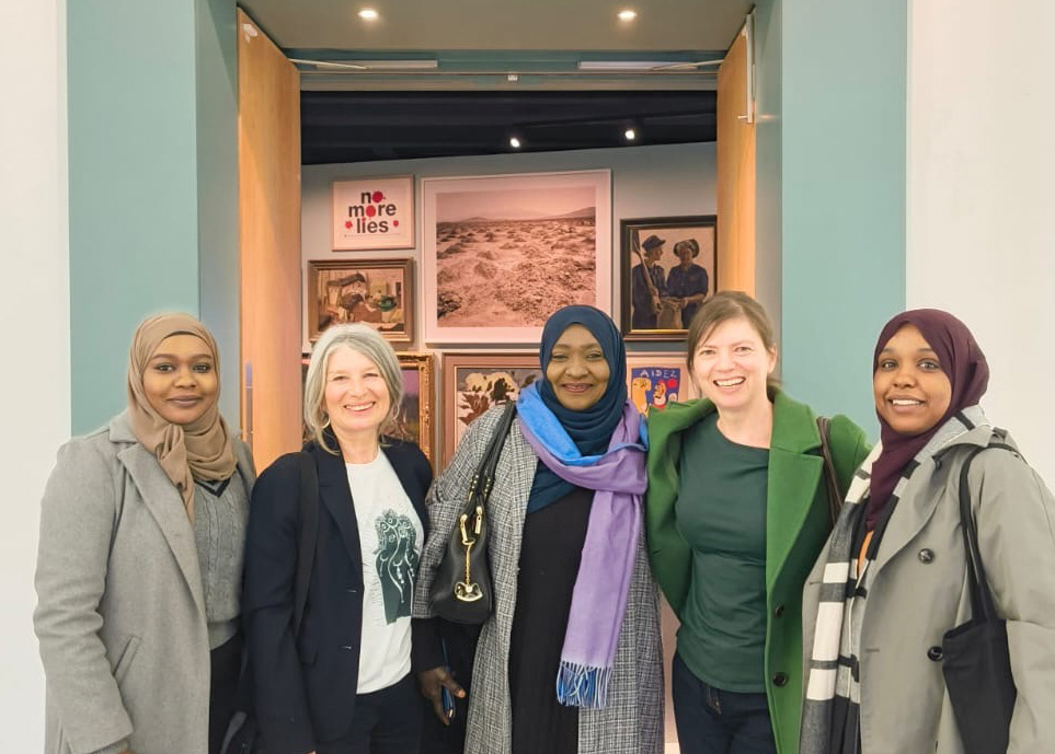 Freedom Women Collective at Imperial War Museum London, as part of Teesside University IAA Research Impact project Line Time