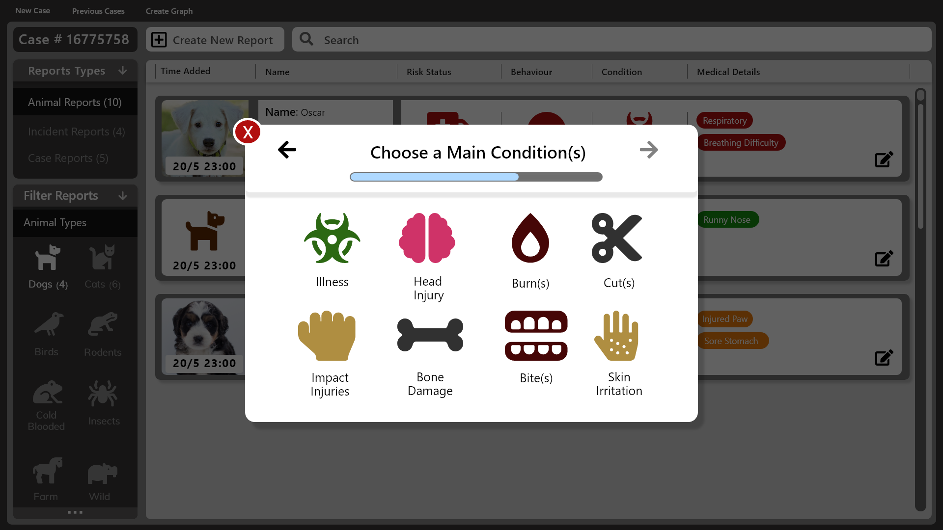 Choose a Main Condition(s)
