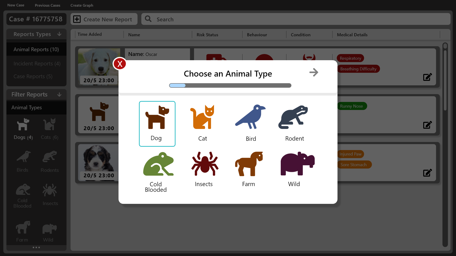 Choose an Animal Type