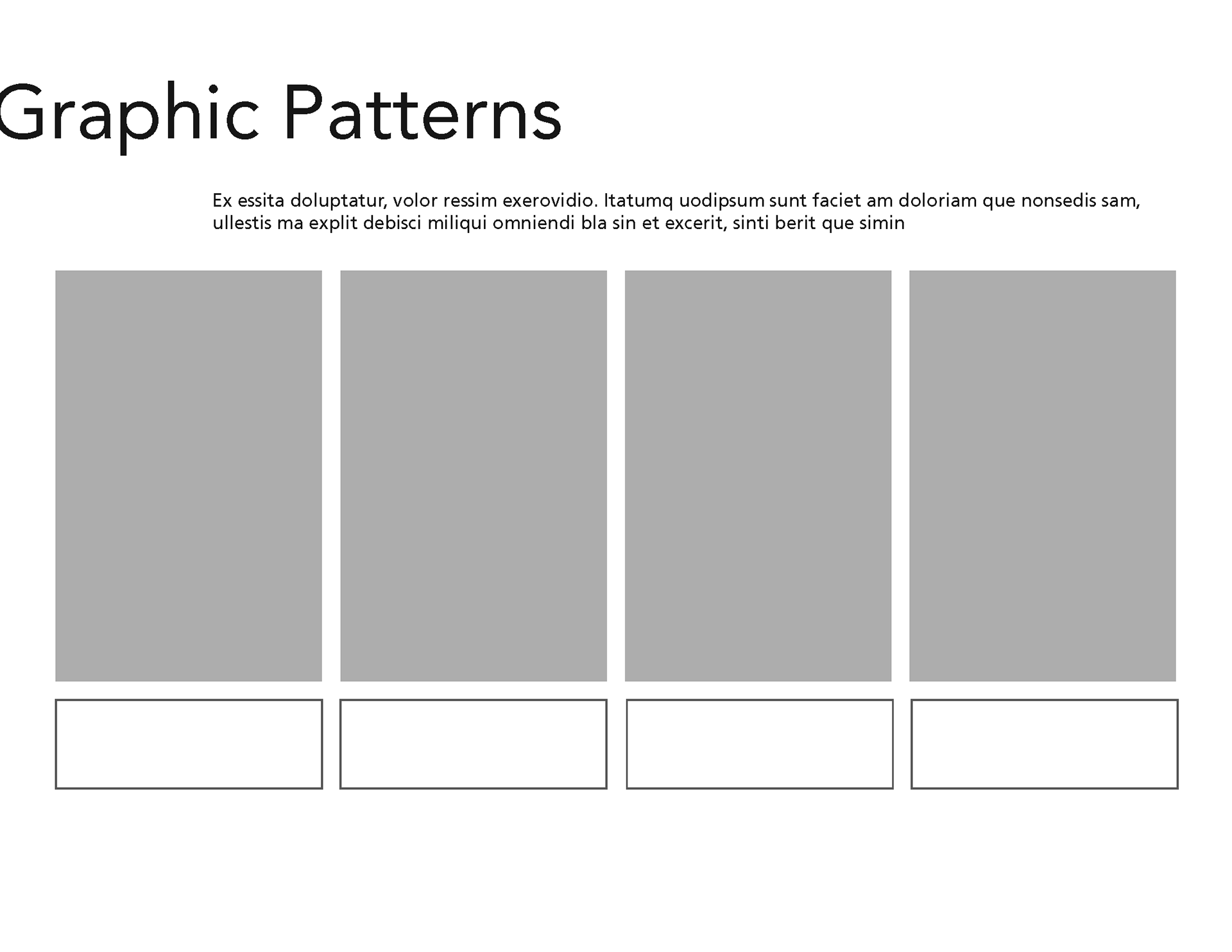 Graphic Patterns