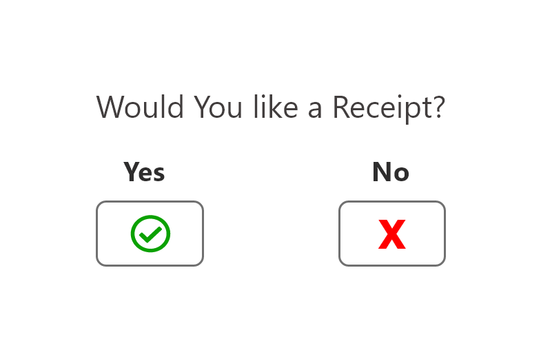 Receipt Option