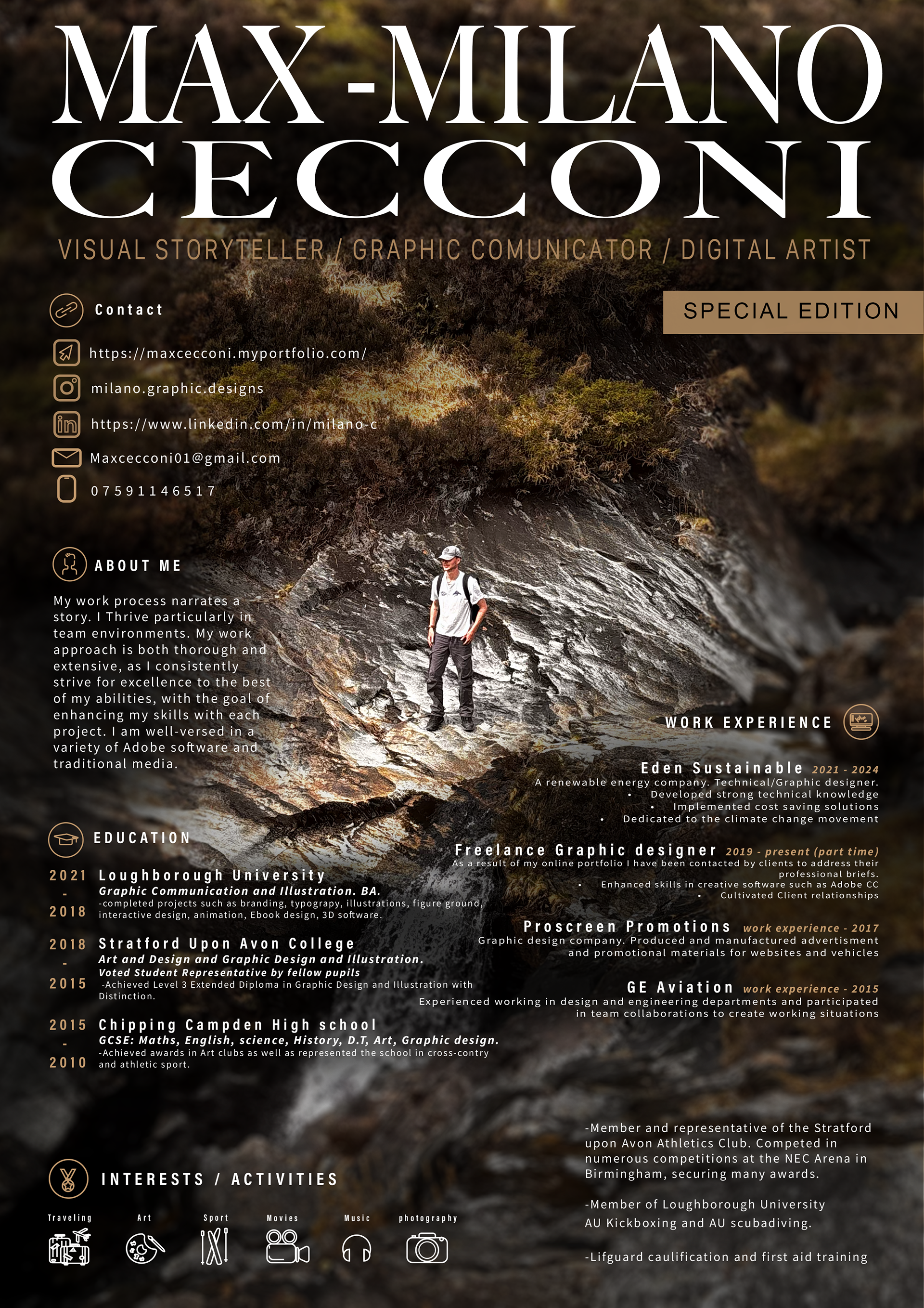 Magazine cover CV