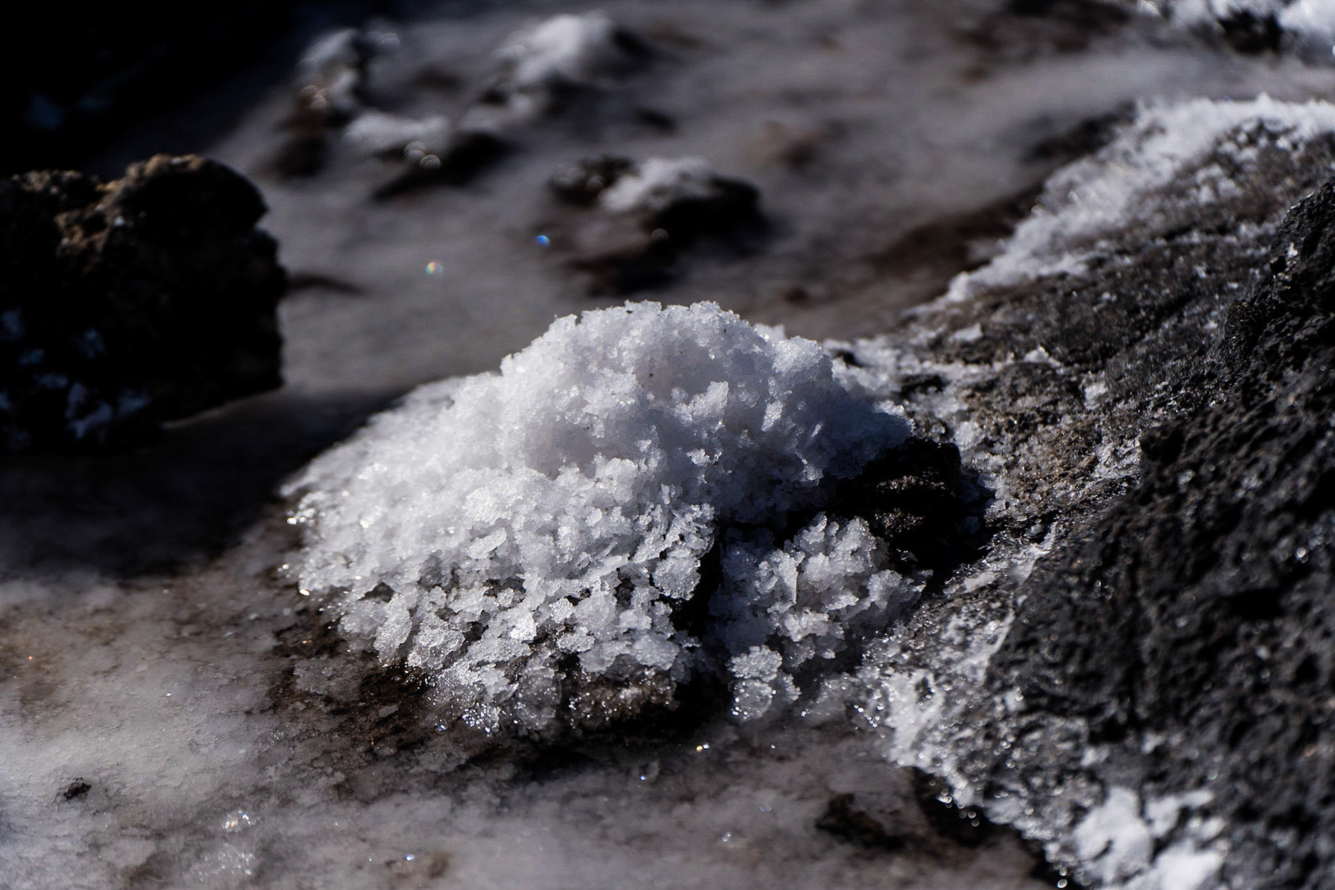 Feines Salz würzt das Reiseproviant