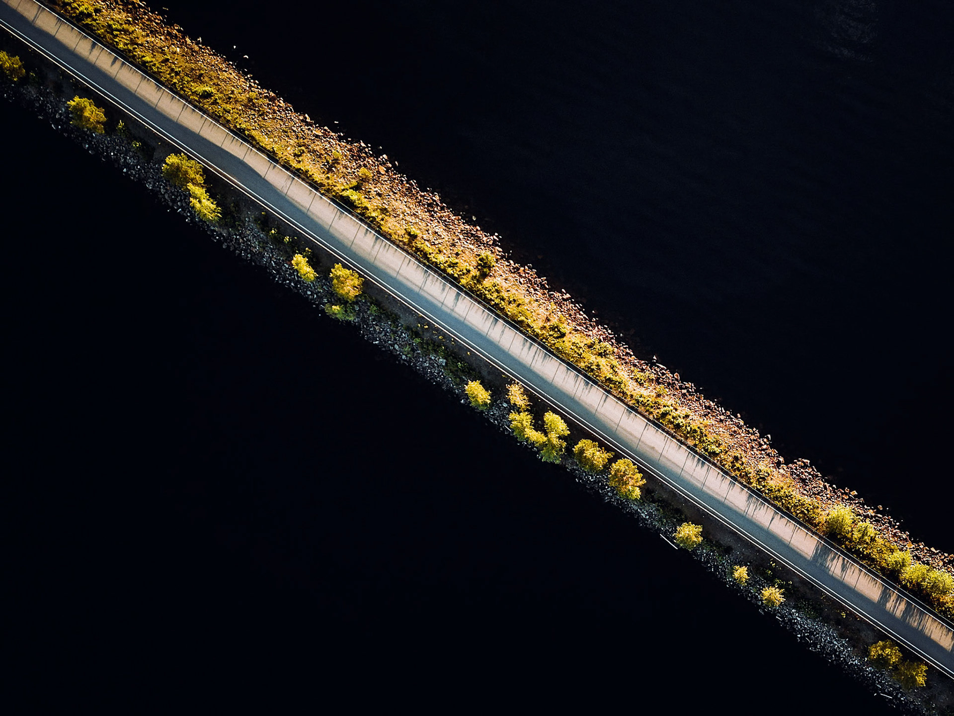 Eine der 1000 Brücken in Finnland