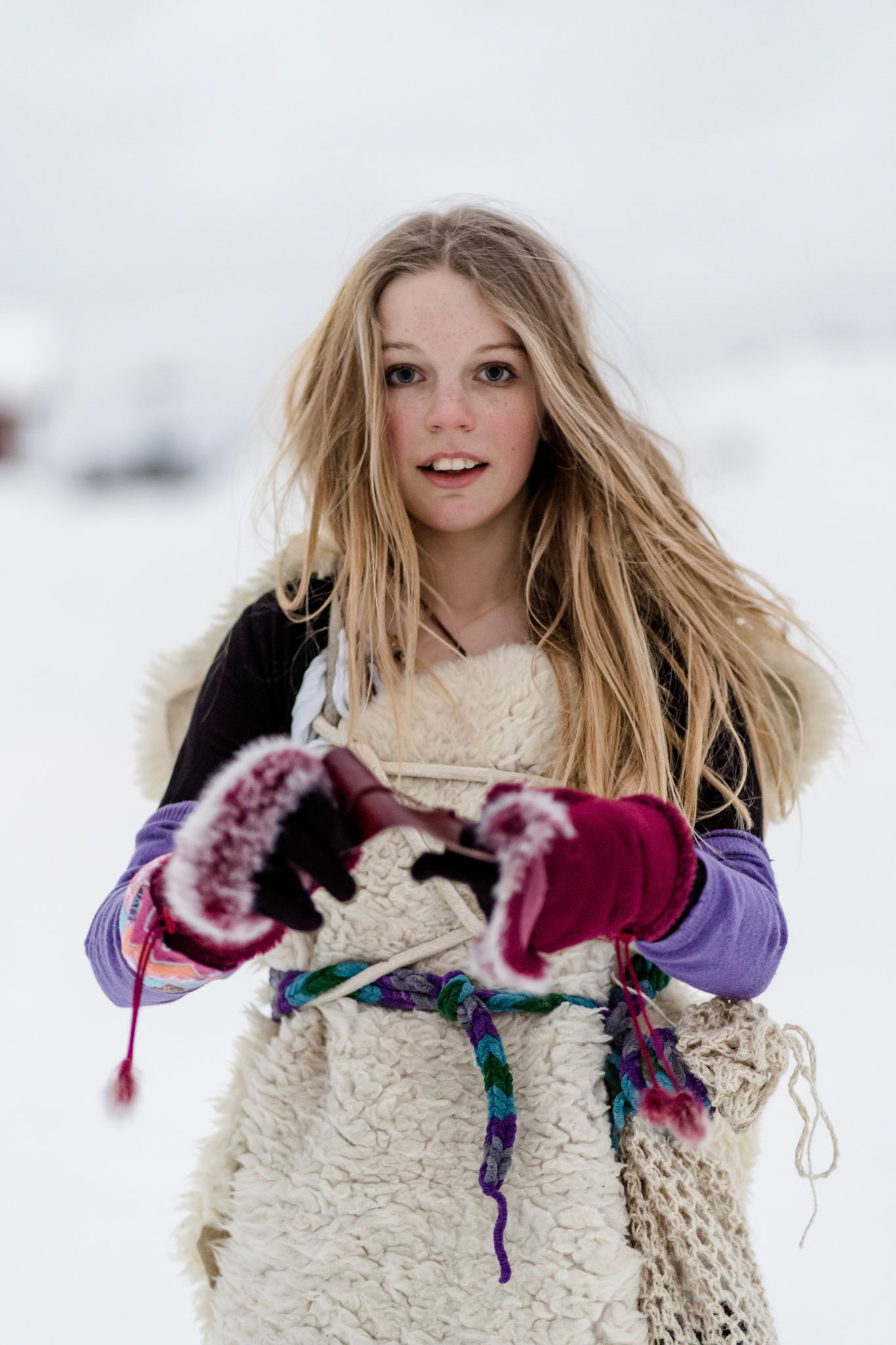 eine junge Wikingerin