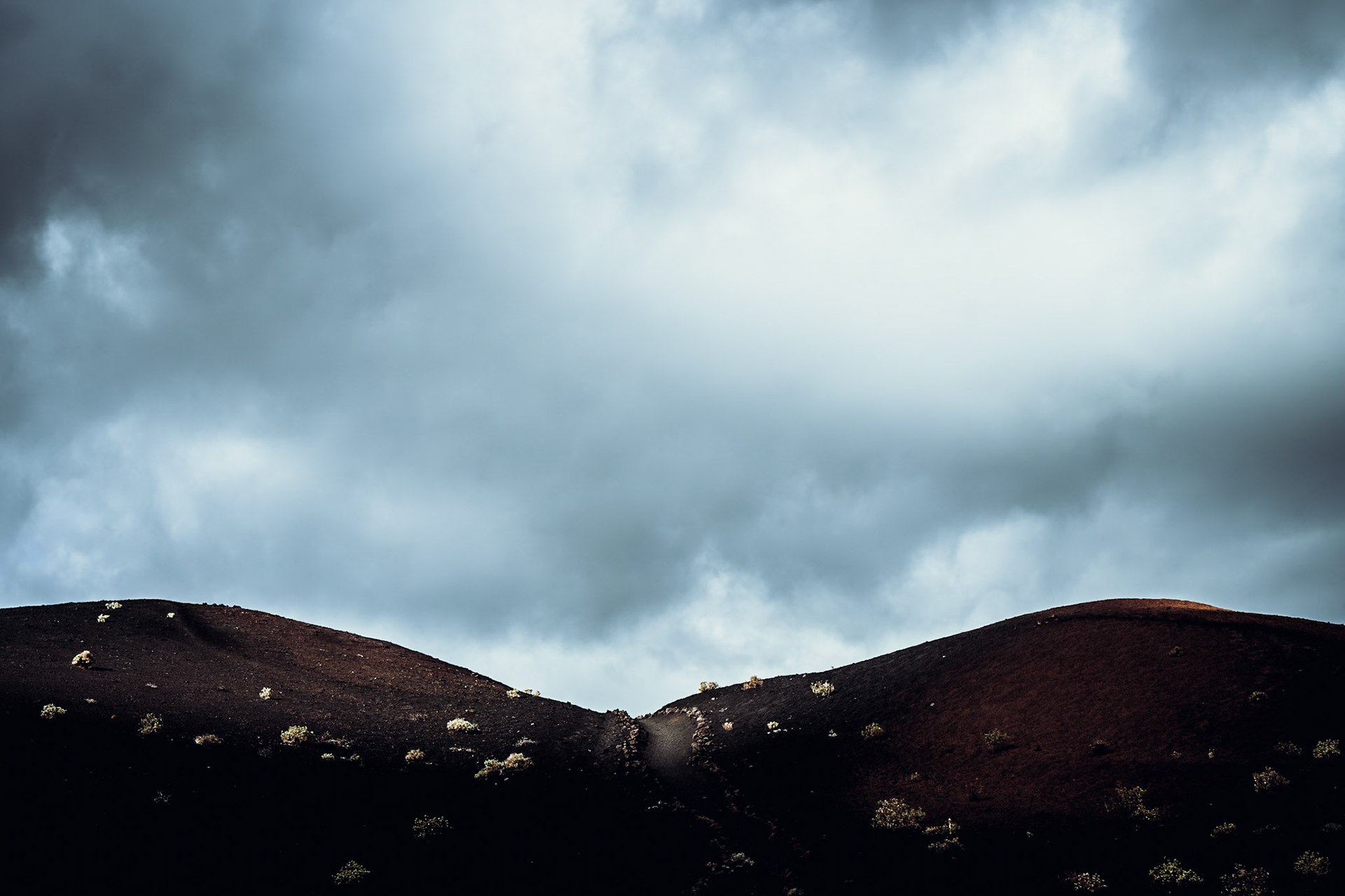 Wanderung durch Vulkanlandschaft