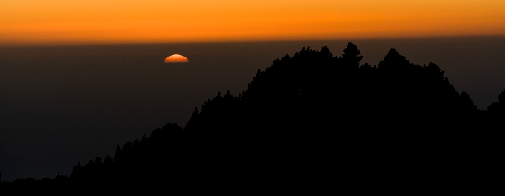 Wenn die Sonne im Wokenmeer versinkt