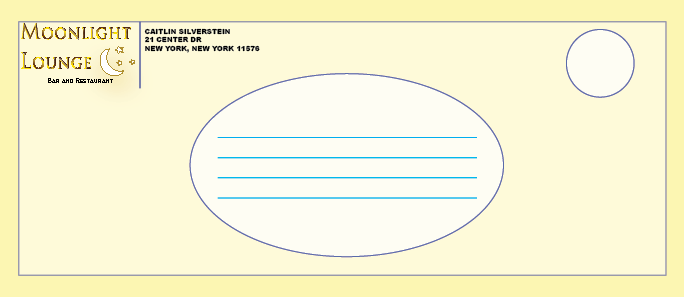 Moonlight Lounge Envelope