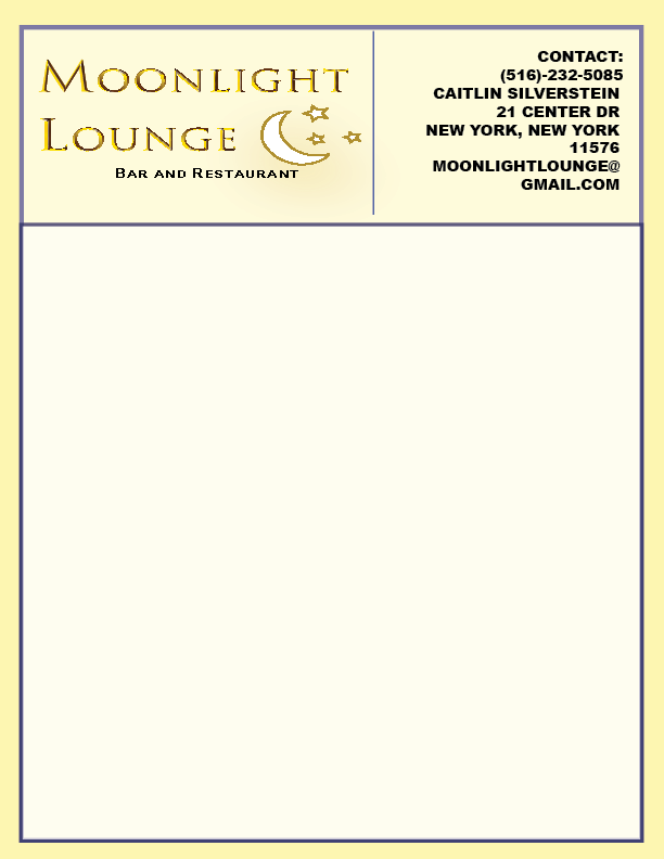 Moonlight Lounge Letter logo