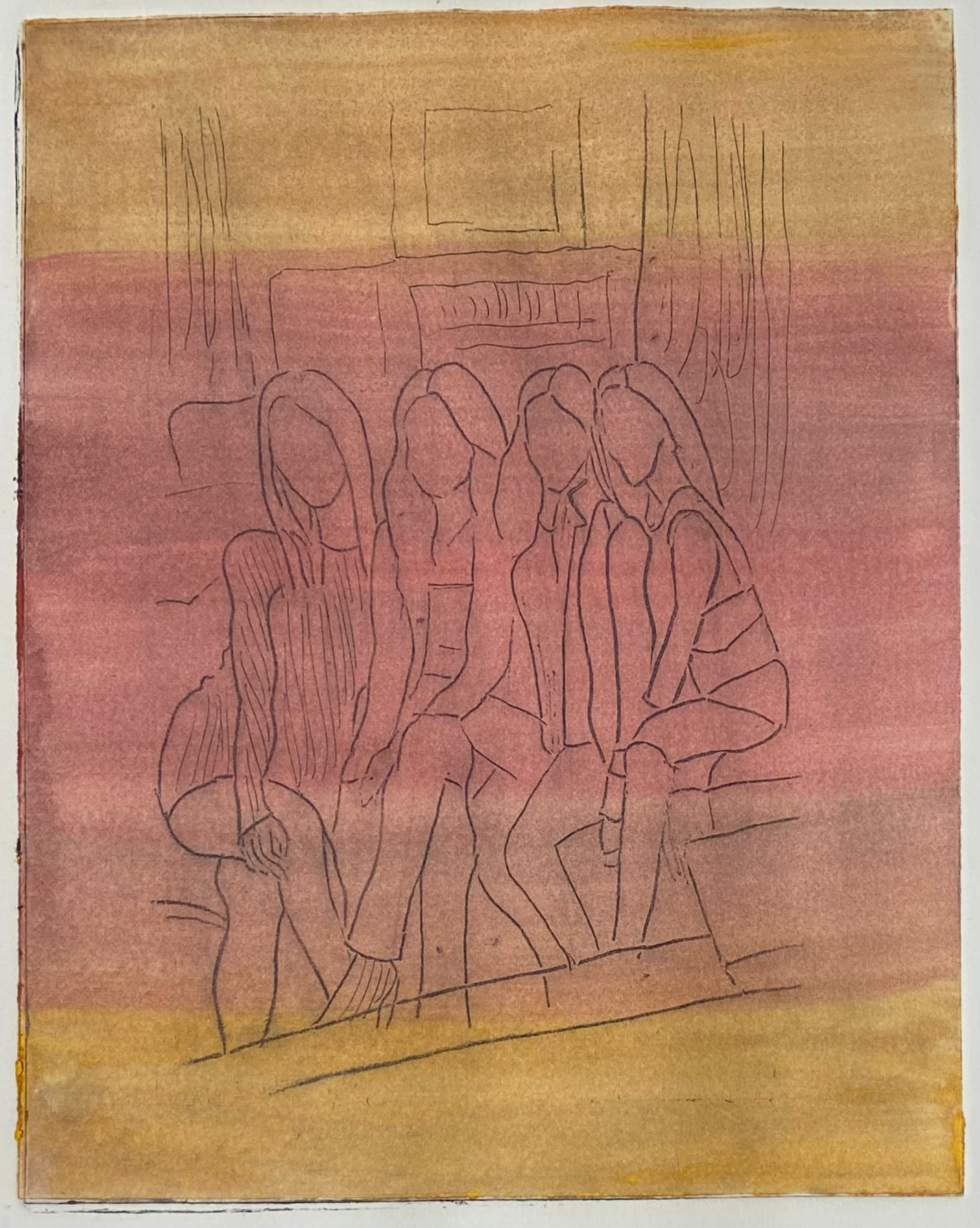 Monotype + Etching