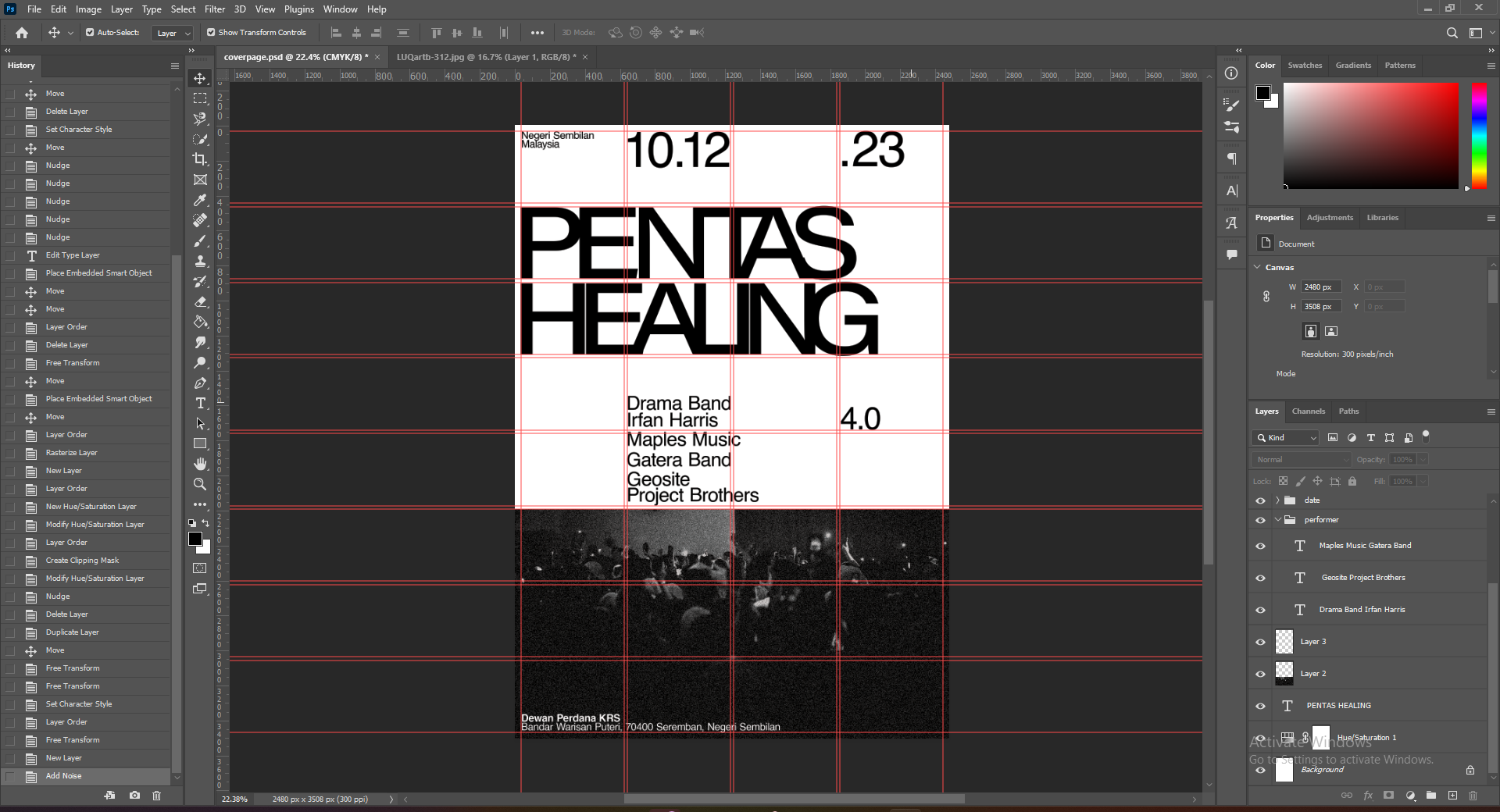 cover page was designed by me