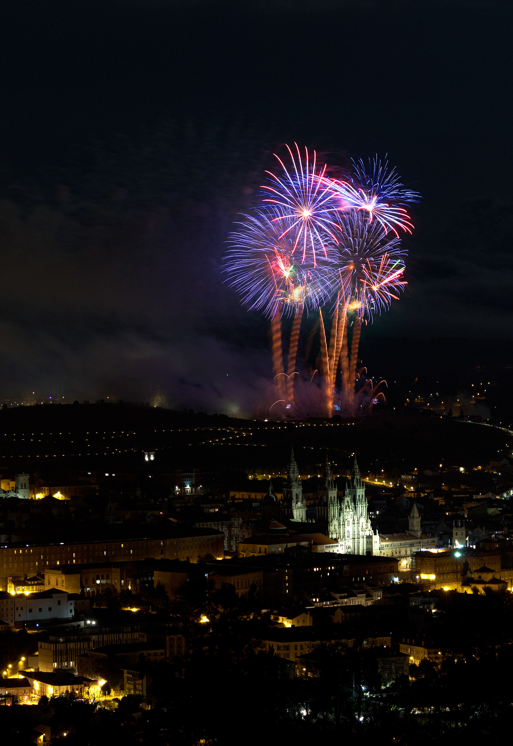 Fuegos Artificiales de Santiago de Compostela 2023