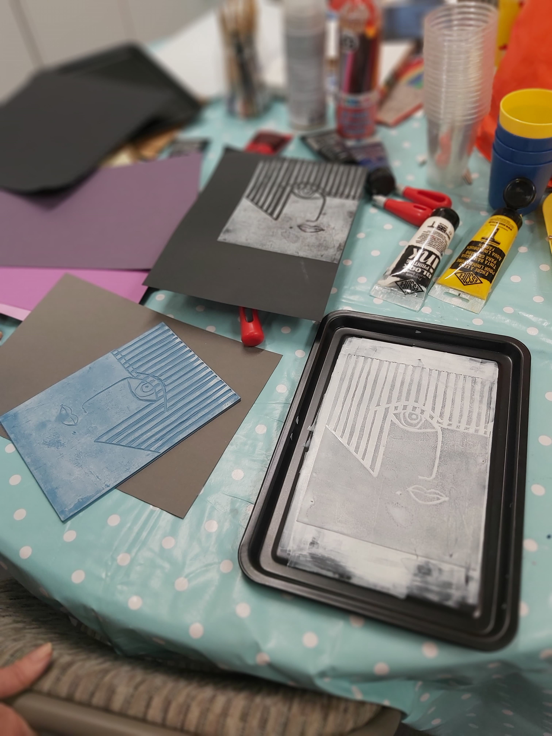 Lino Printing