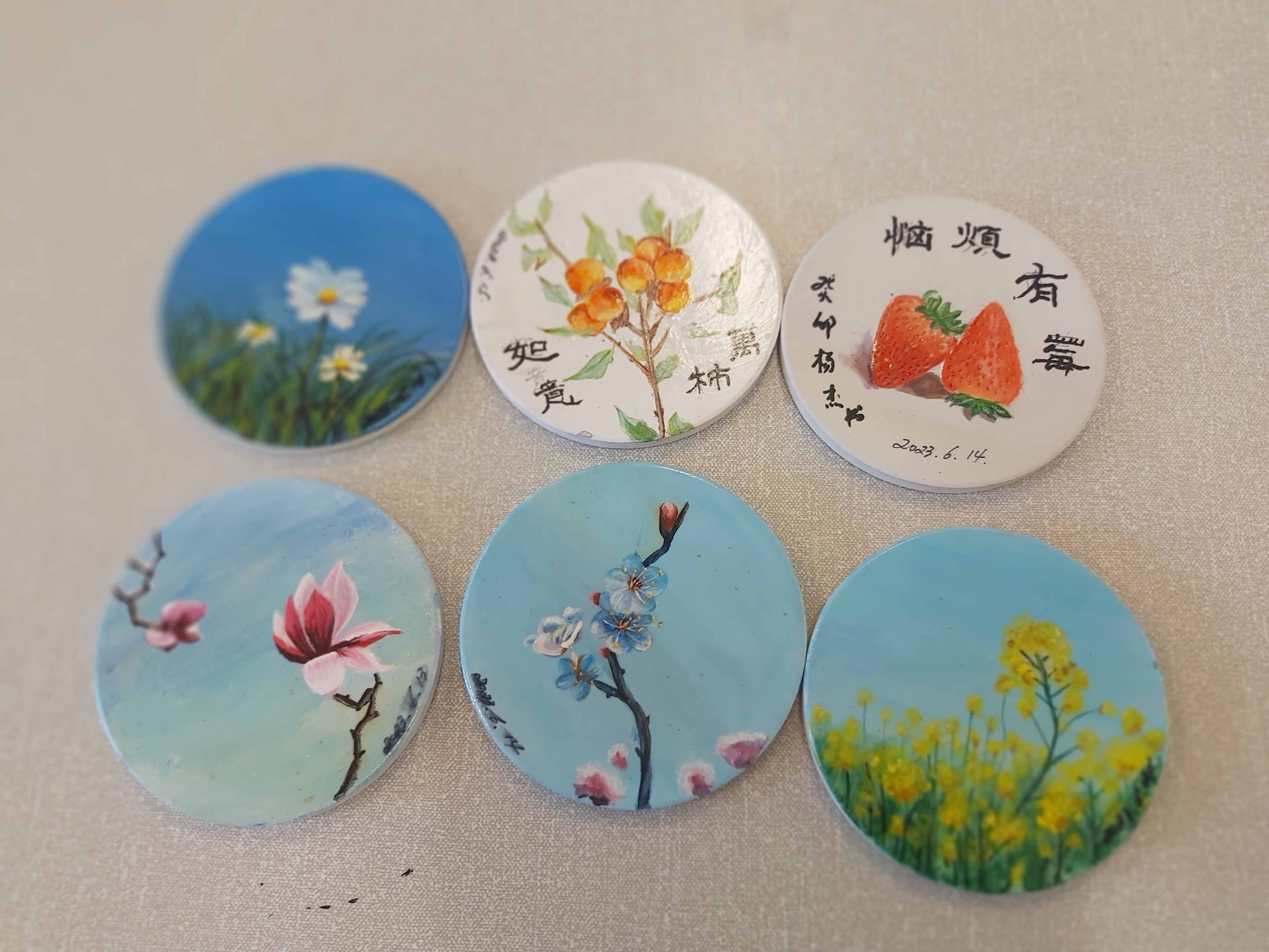 Ceramic tile painting