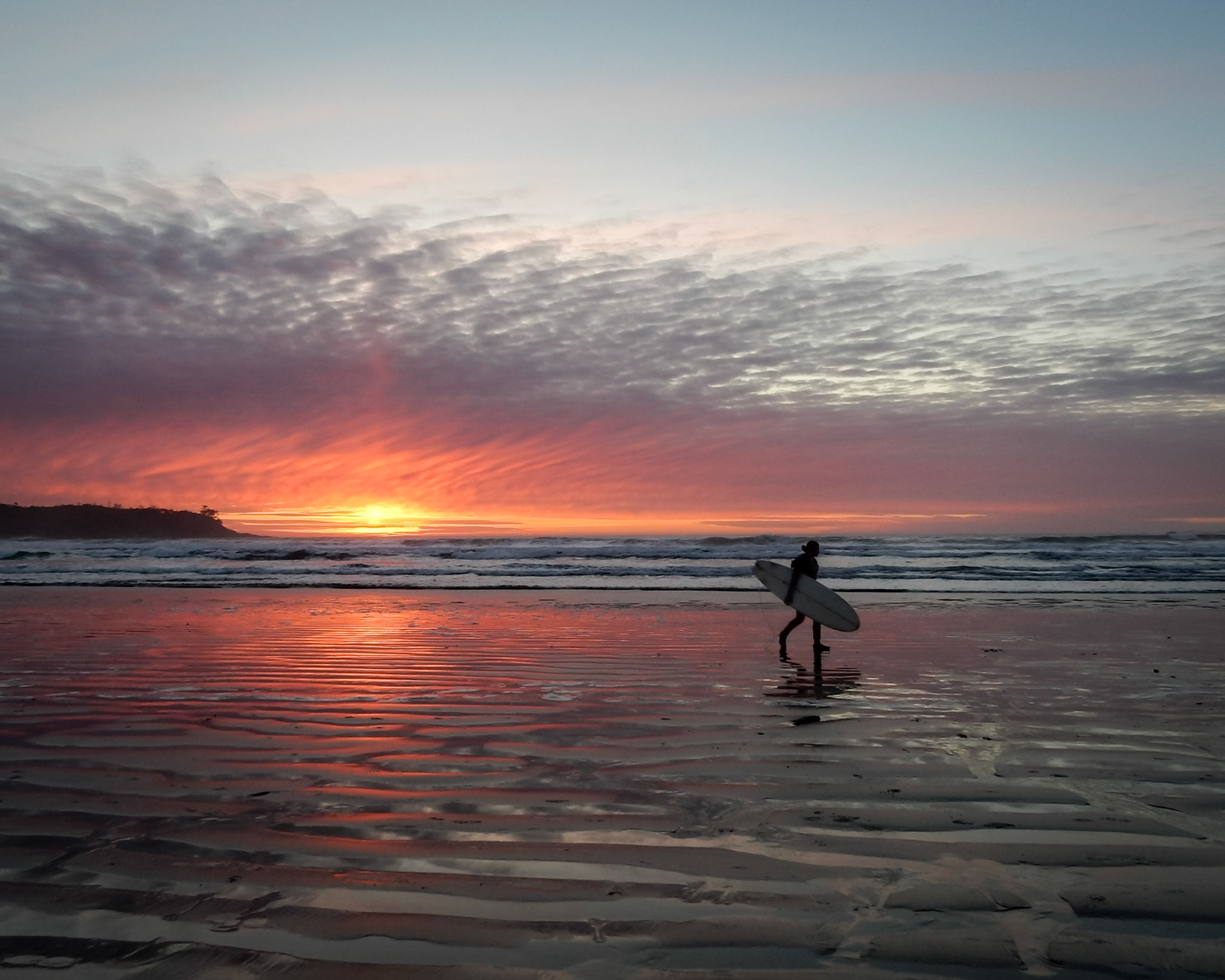lone surfer