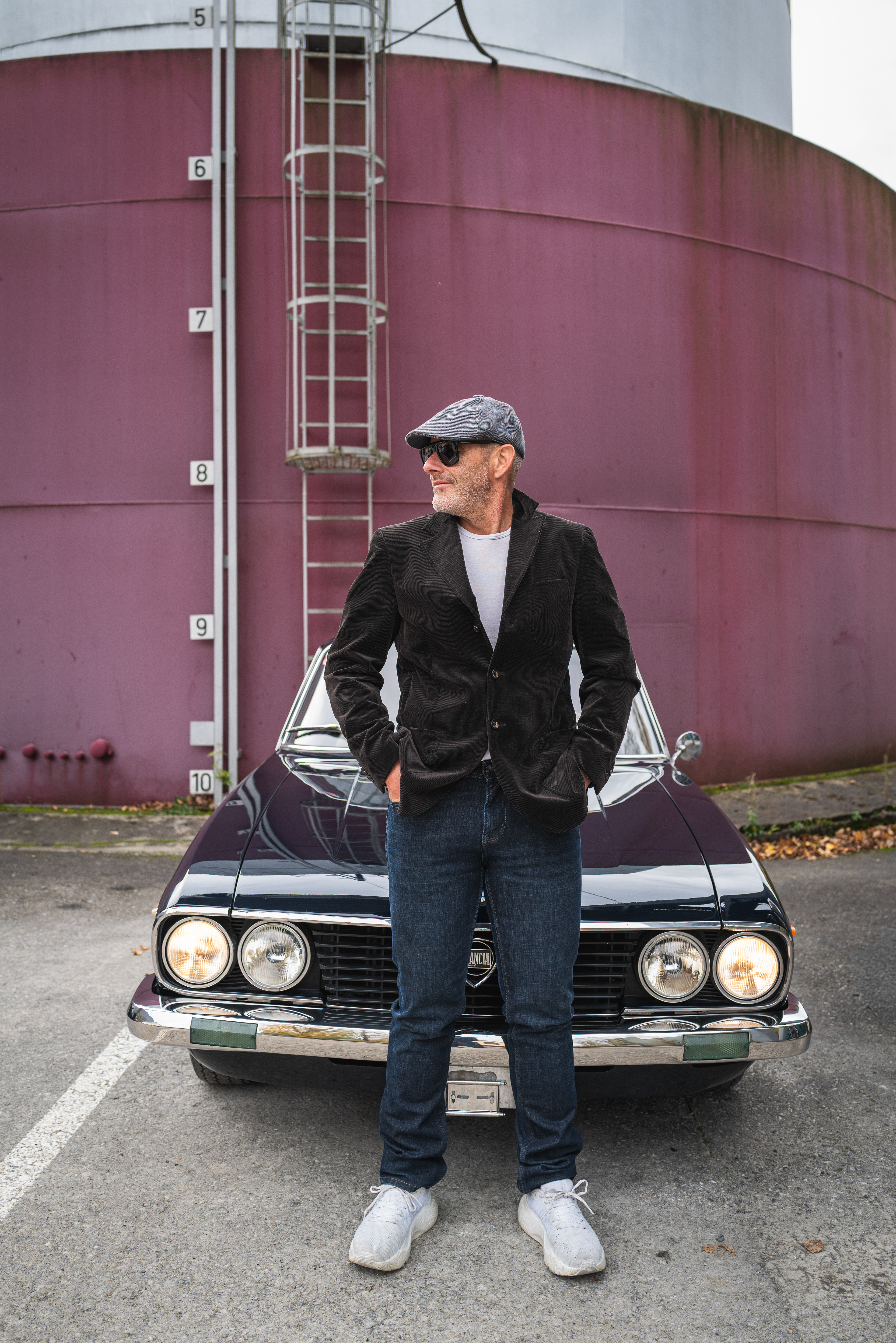 Veronika Rauch Lancia vorne mit Fahrer