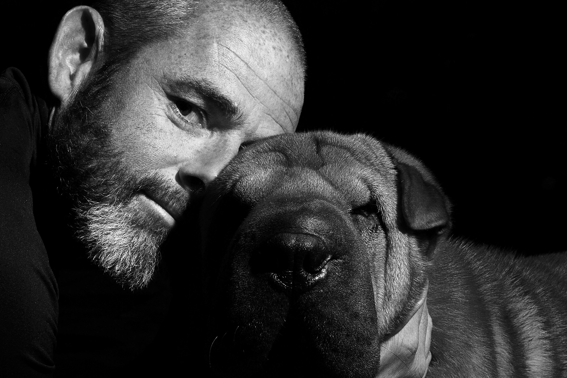 Veronika Rauch - Mann mit Hund