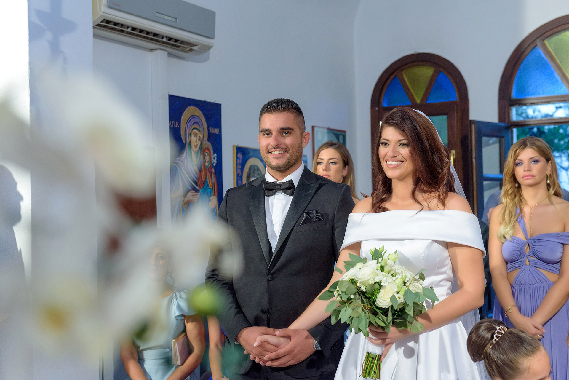 Μυστήριο γάμου σε εκκλησία Χαλκιδικής