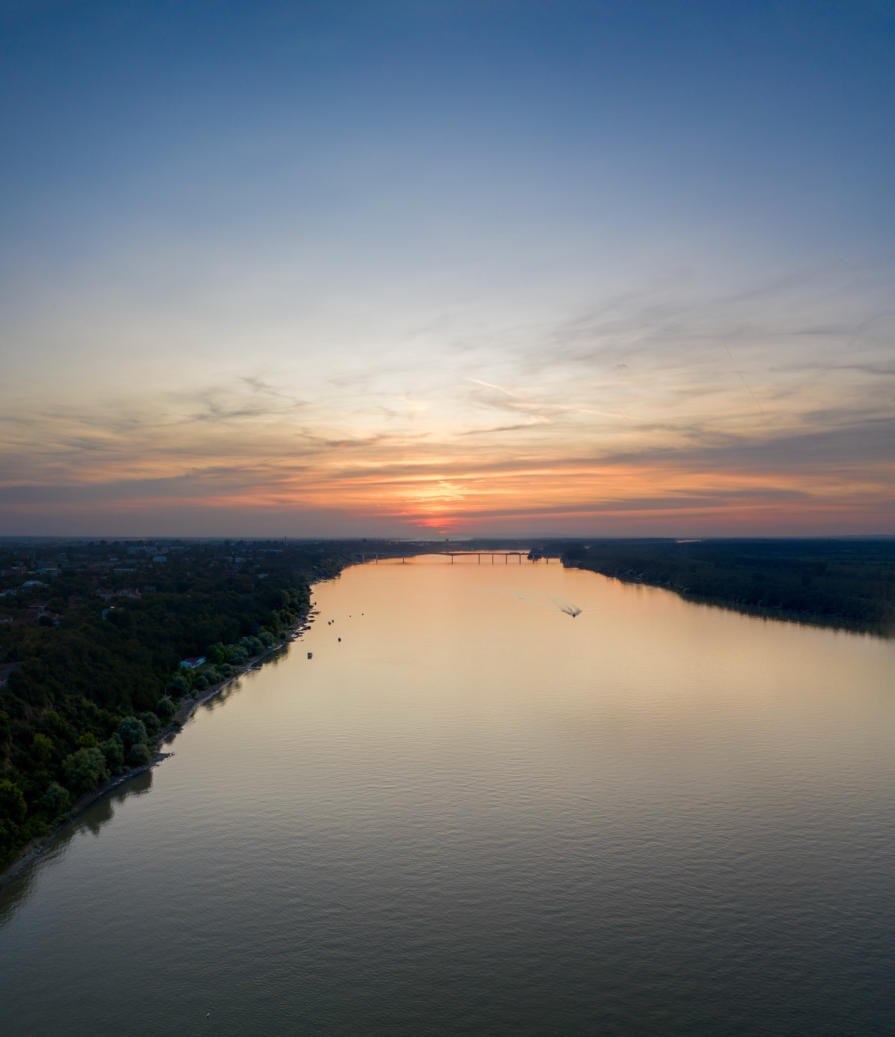 Dunav na kraju zemunskog keja