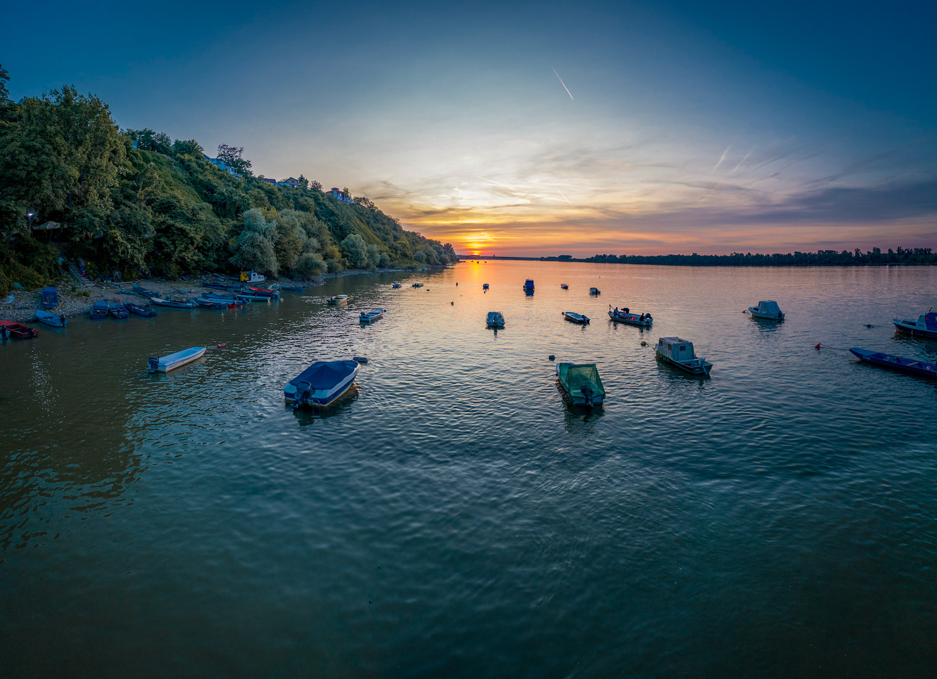 Dunav na kraju zemunskog keja
