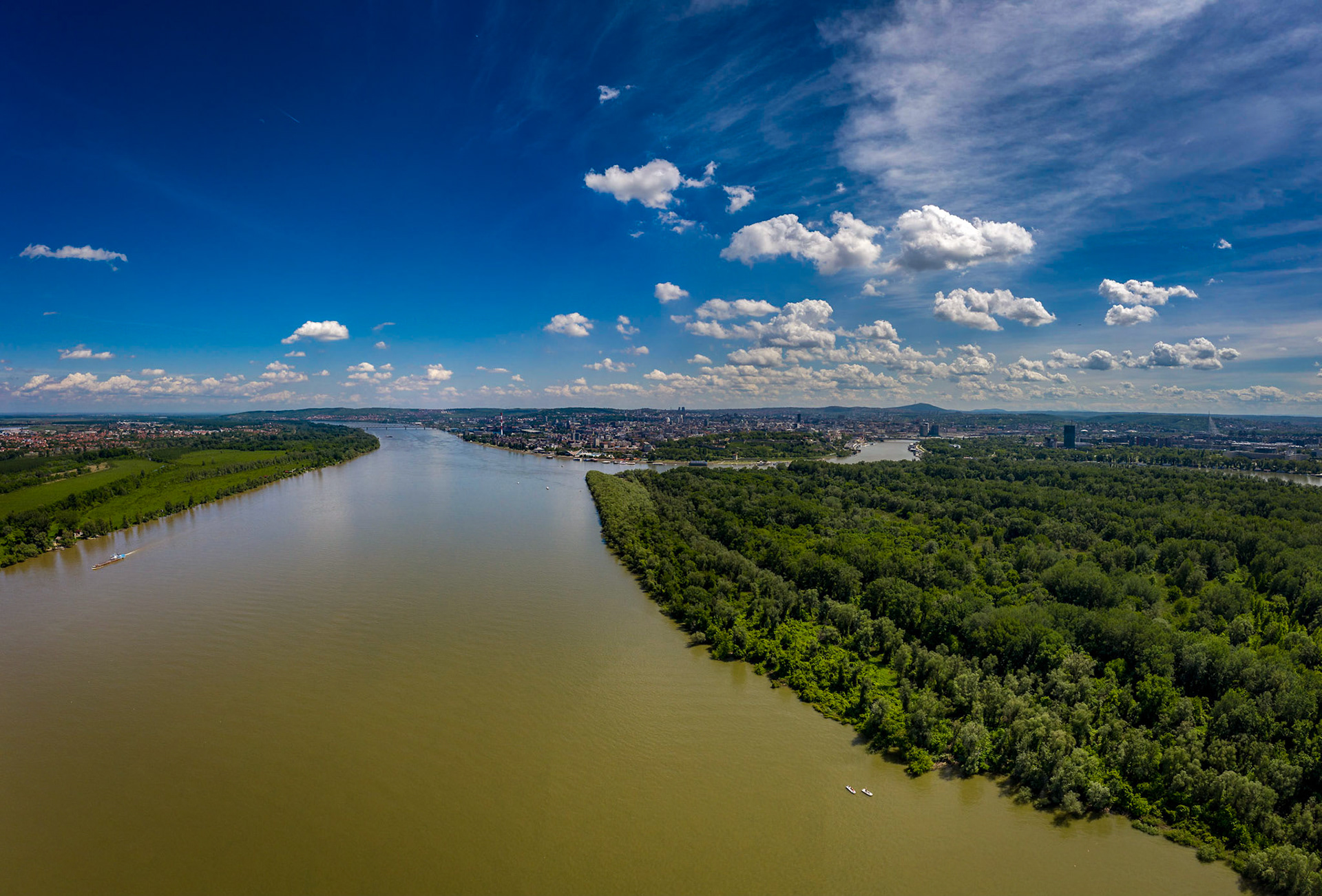 Dunav pored Velikog ratnog ostrva