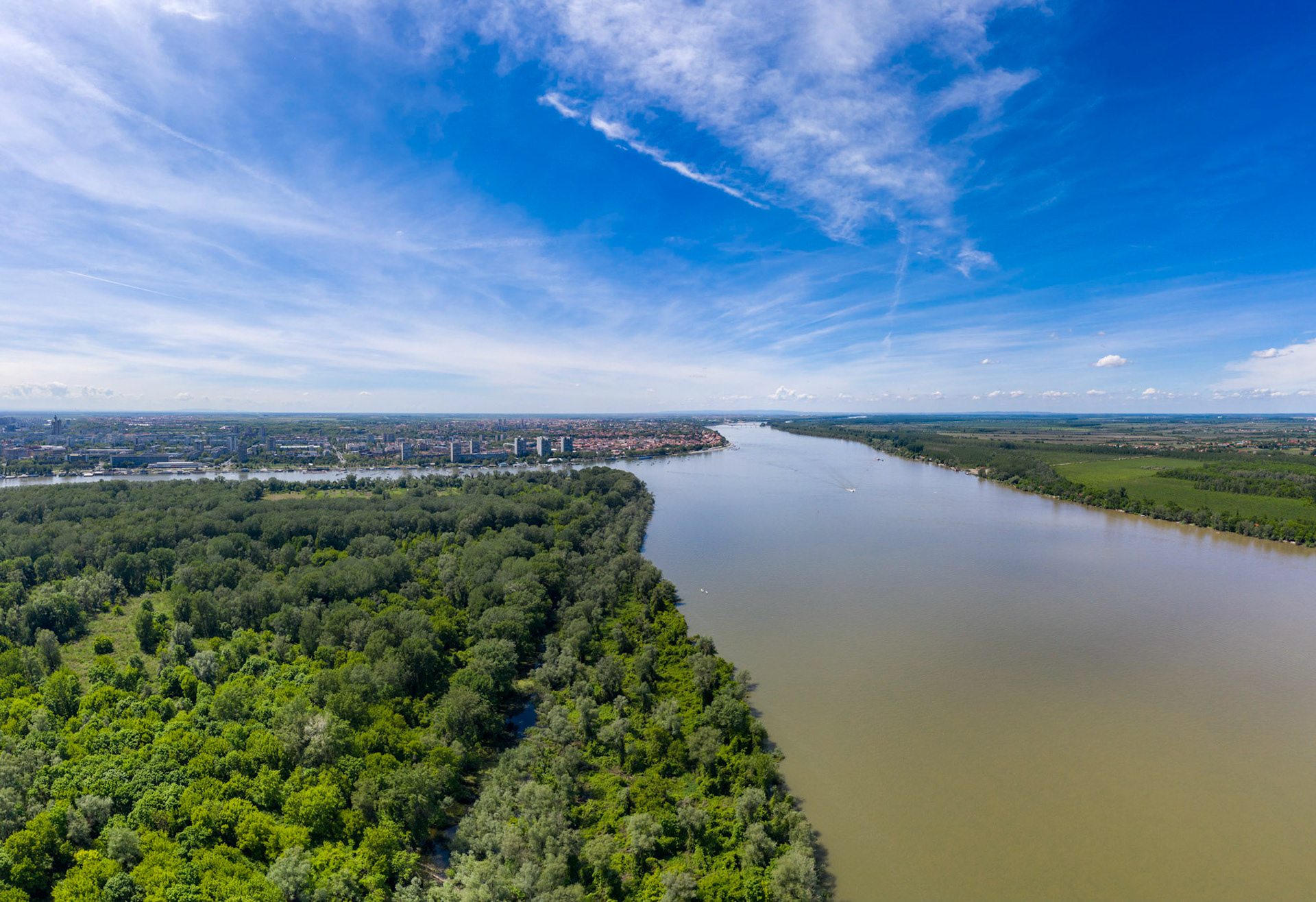 Dunav pored Velikog ratnog ostrva