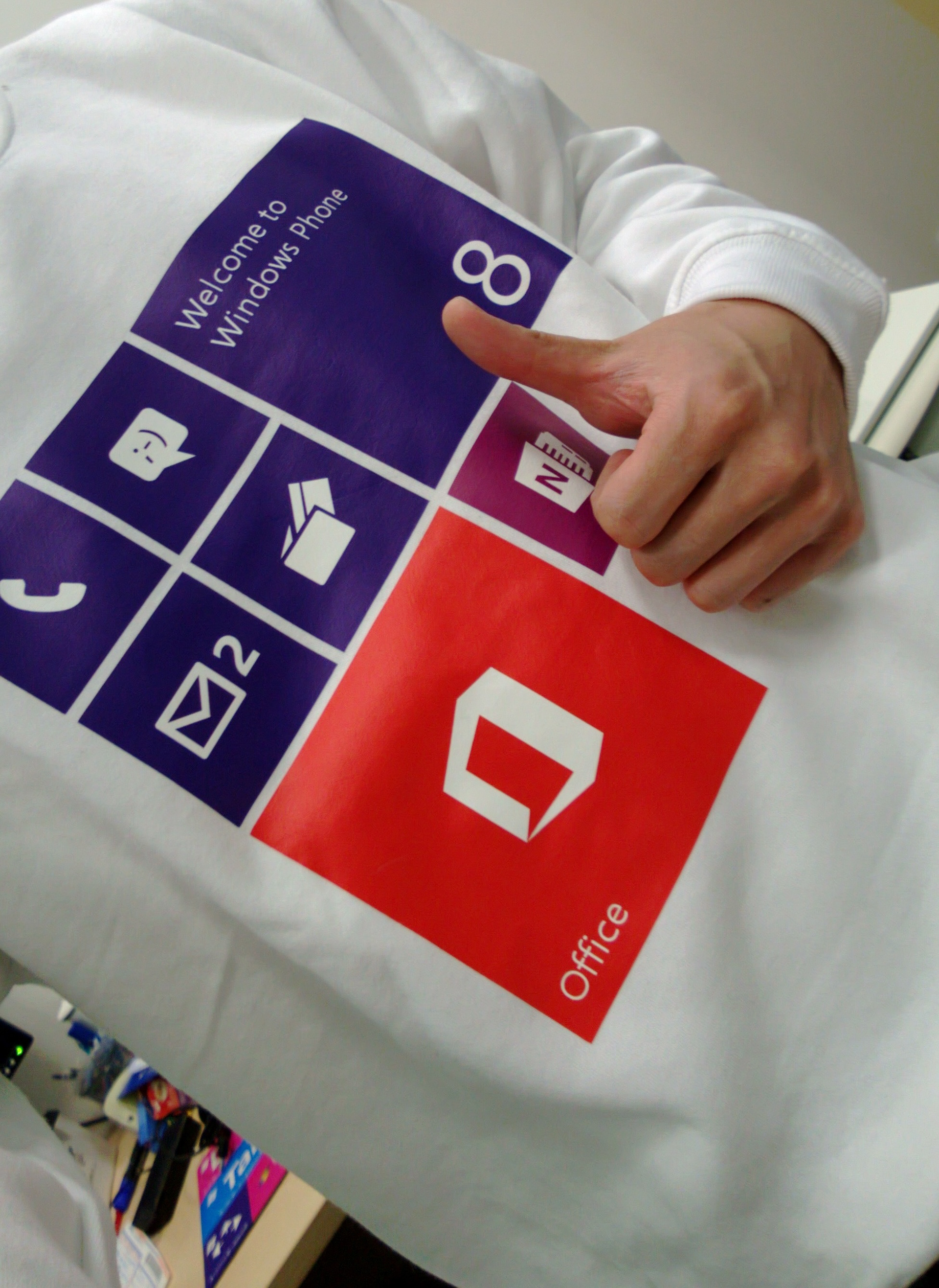 Microsoft Windows Phone T-Shirt Design