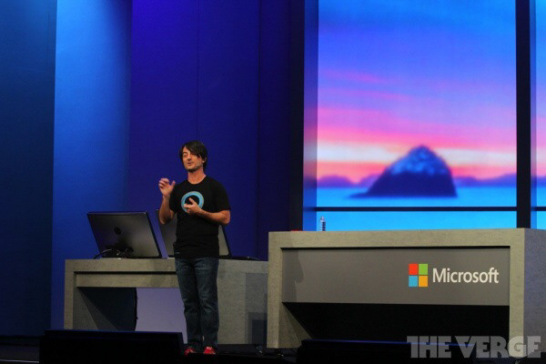 Cortana T-Shirt on Microsoft Build Events