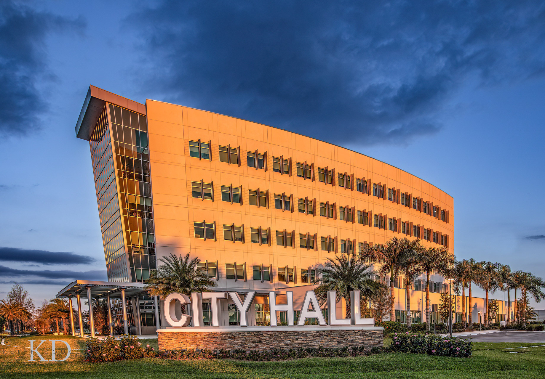 Public institution photographer Sunrise govt. building