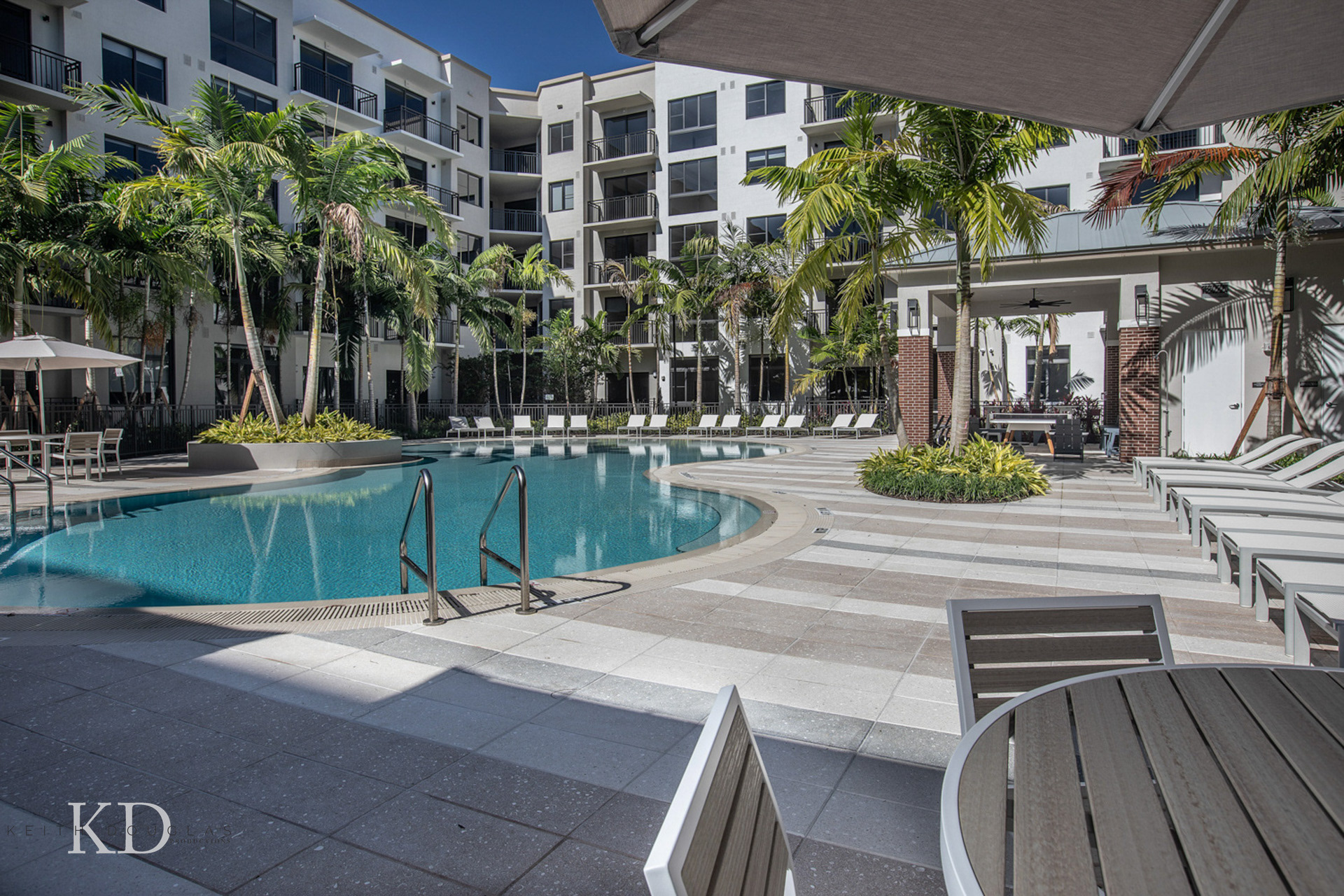 pool photography for luxury apartments