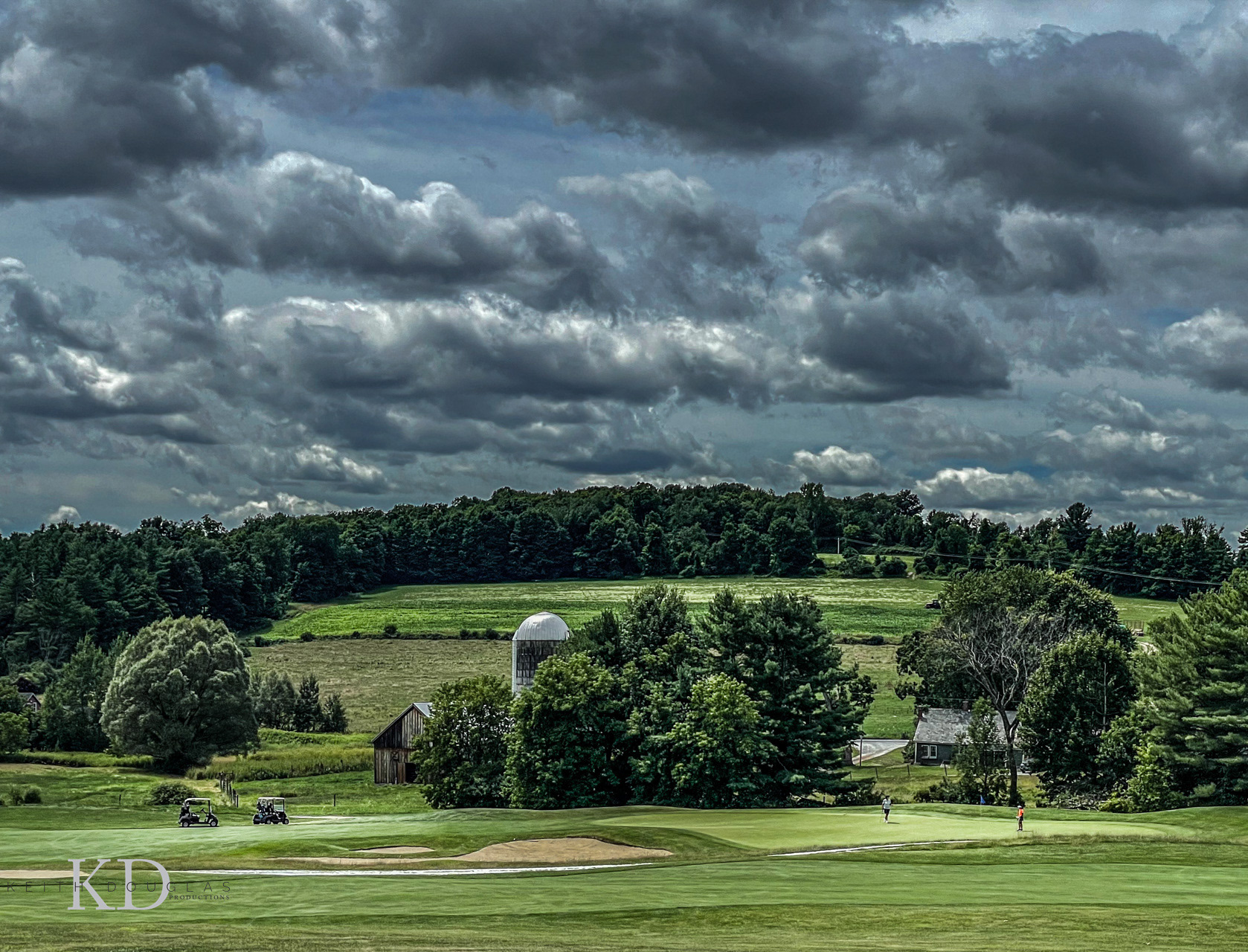 Golf course aerial shots