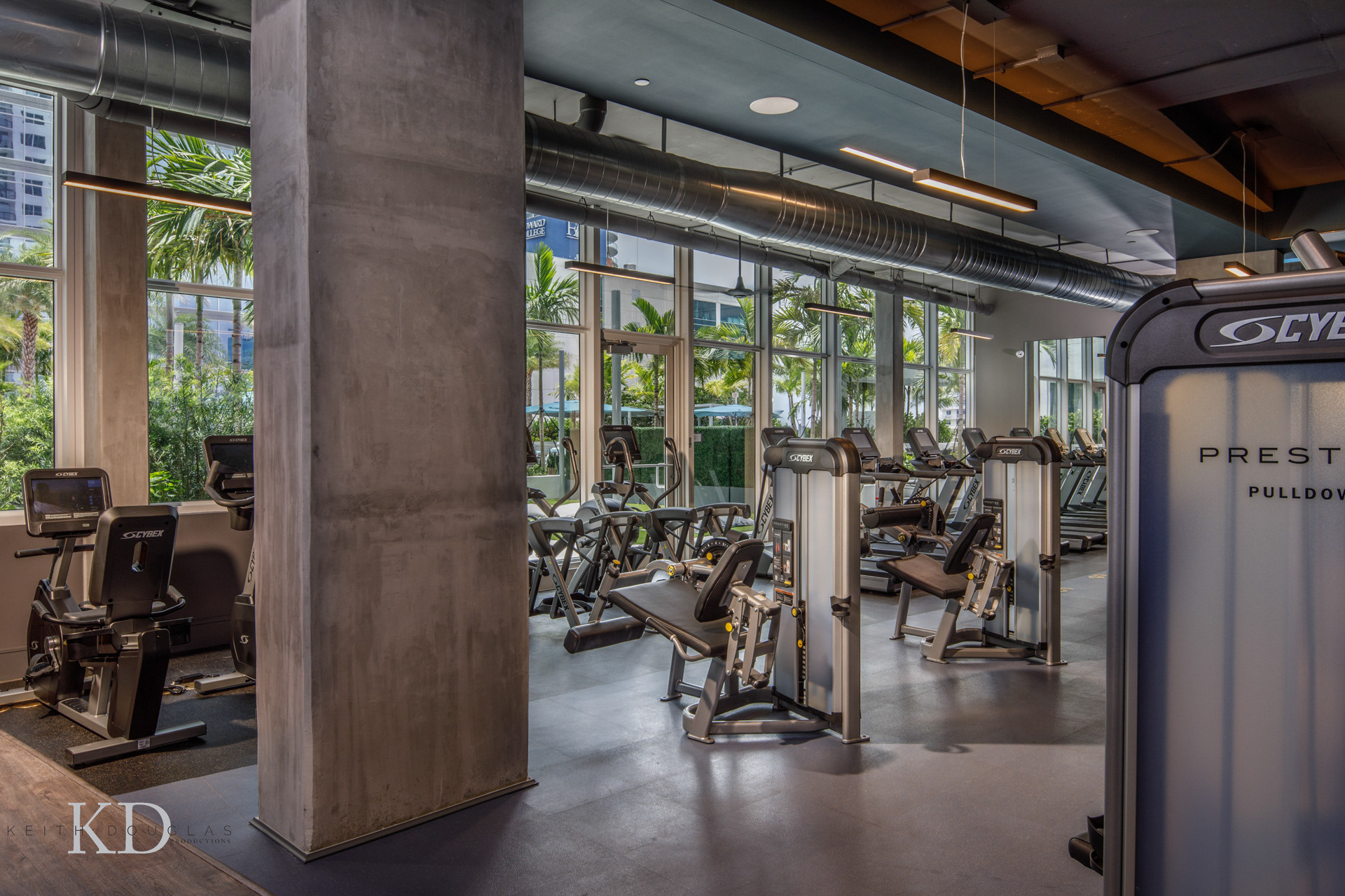 Interior photographer gym 