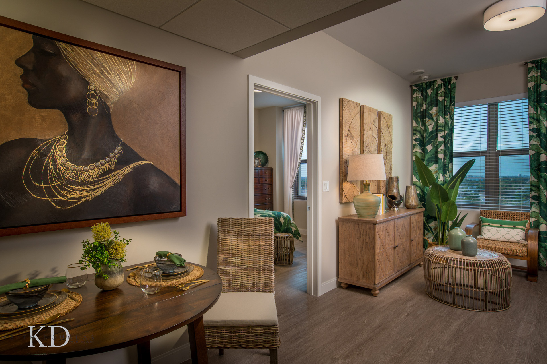 Apartments with designer kitchens and quartz countertops