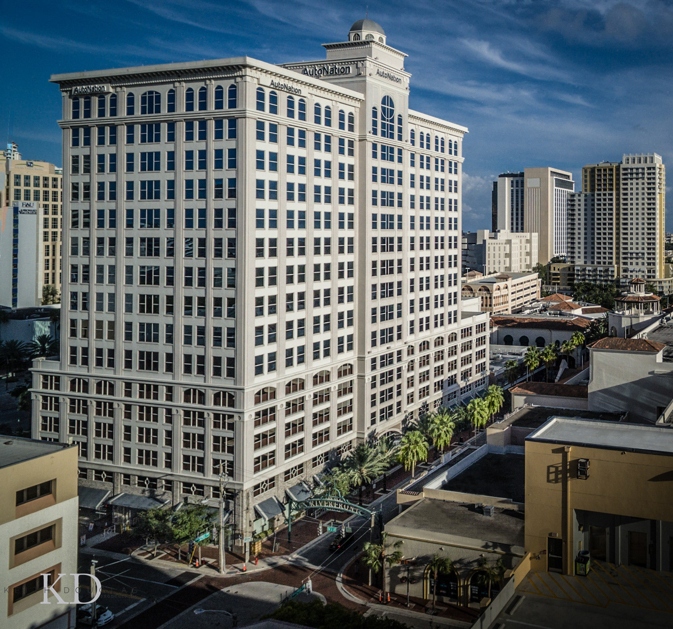 Auto Nation building photographer