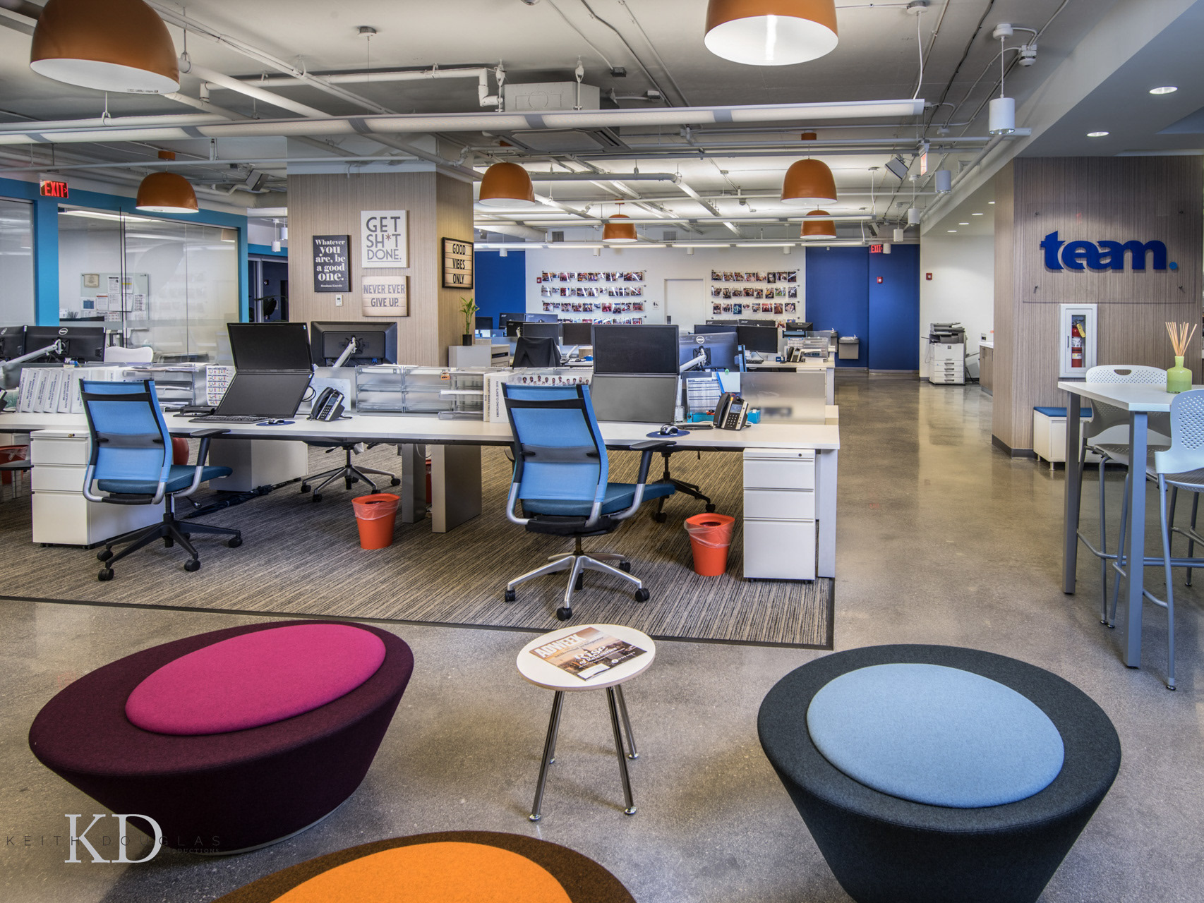 Professional office space photography