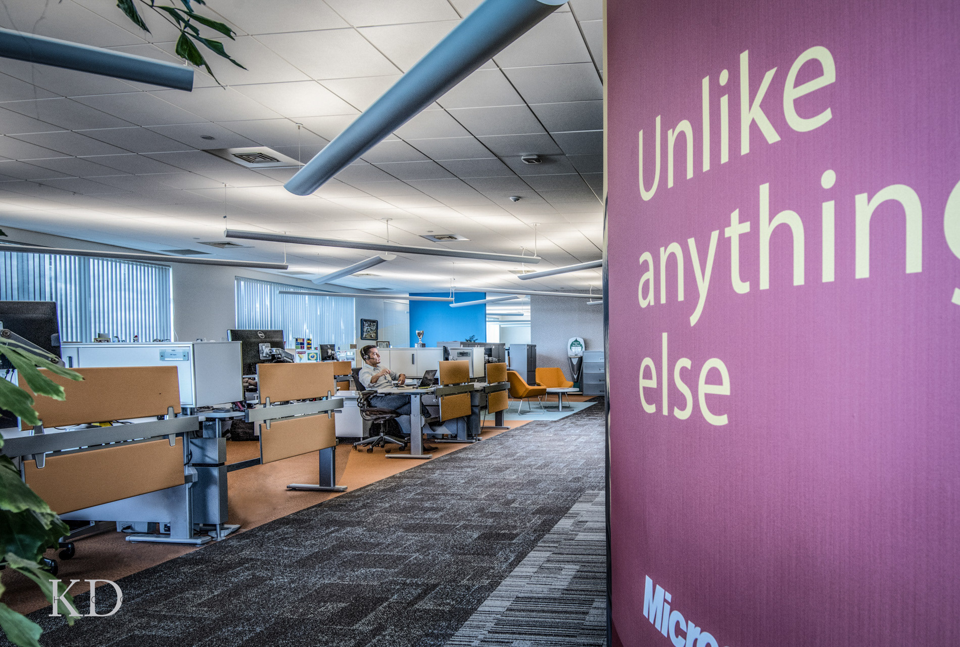 Photography for commercial office branding and marketing