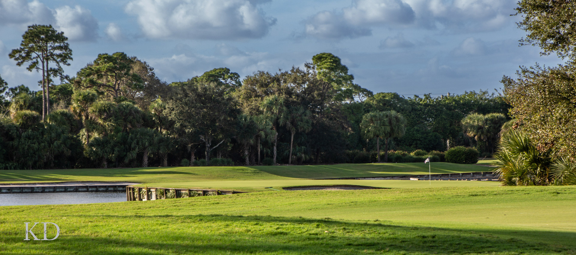 Golf course branding visuals